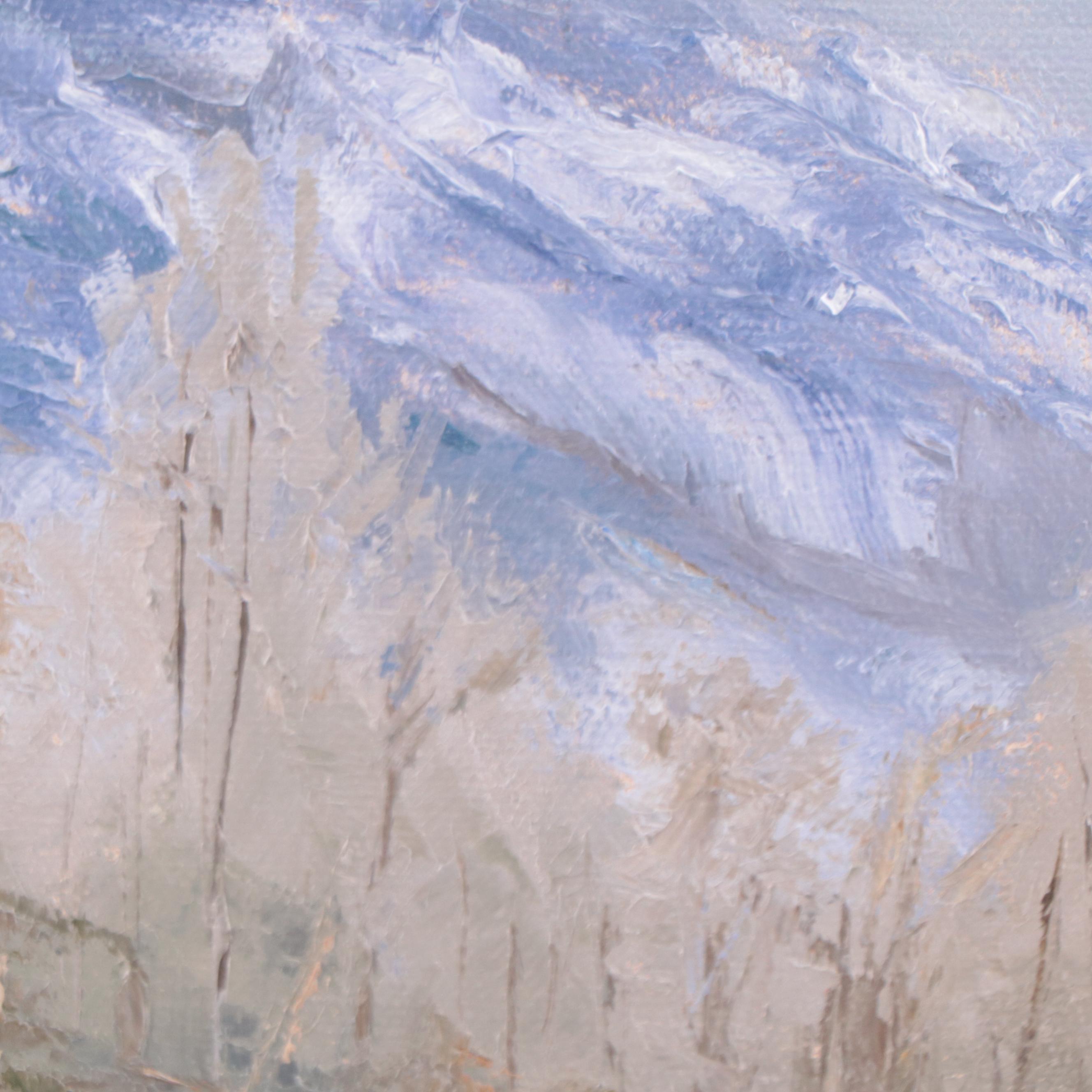 James Baldoumas Landscape Oil Painting "Winter Stream," 2022