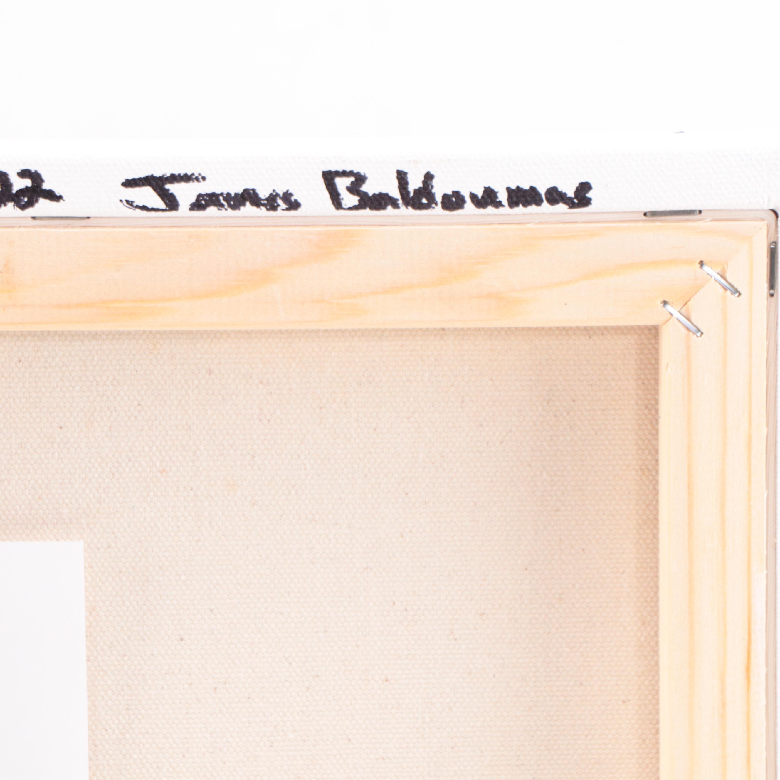 James Baldoumas Landscape Oil Painting "Winter Stream," 2022