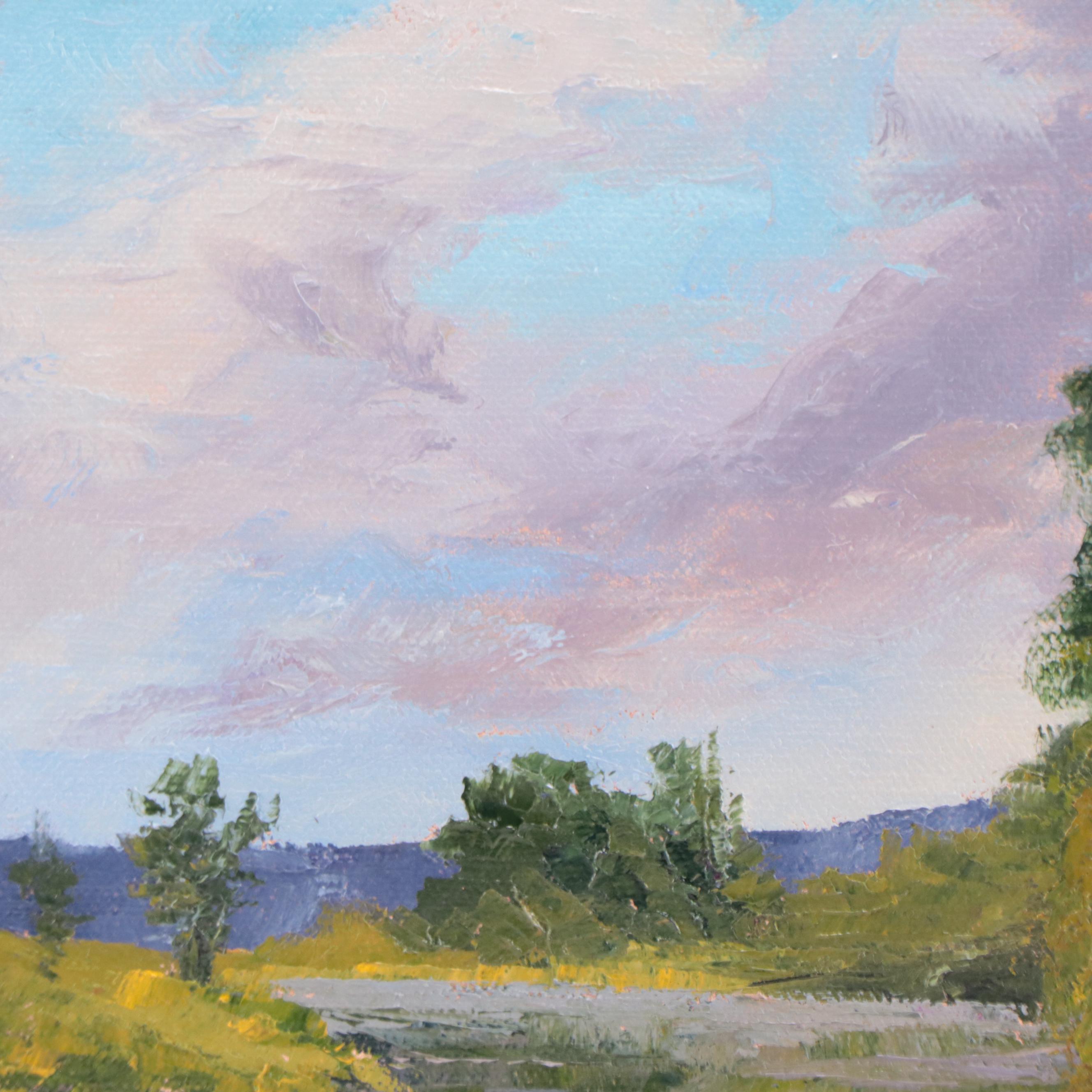 James Baldoumas Landscape Oil Painting "Lily Pond," 2022