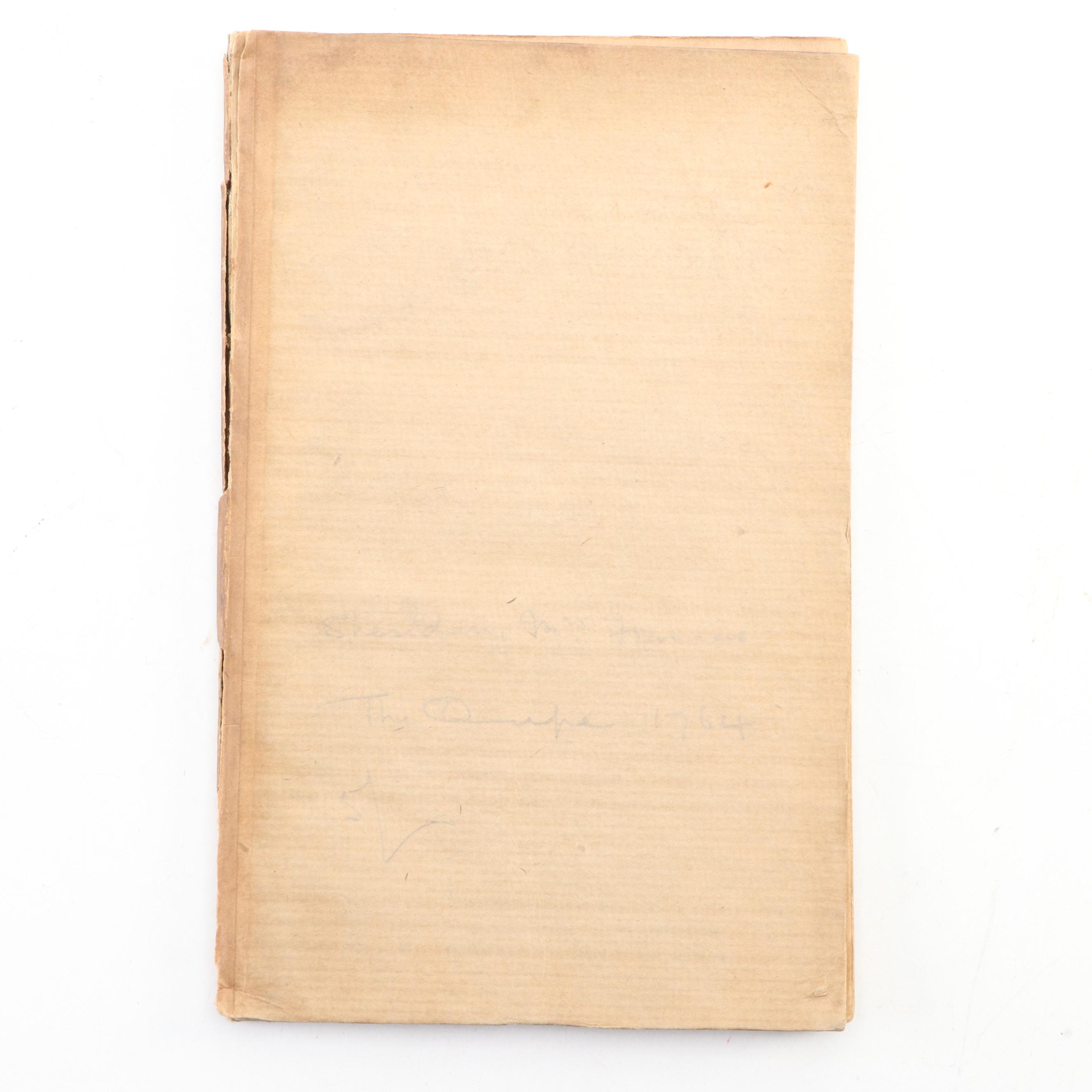 "The Dupe, a Comedy" by Frances Sheridan, 1764