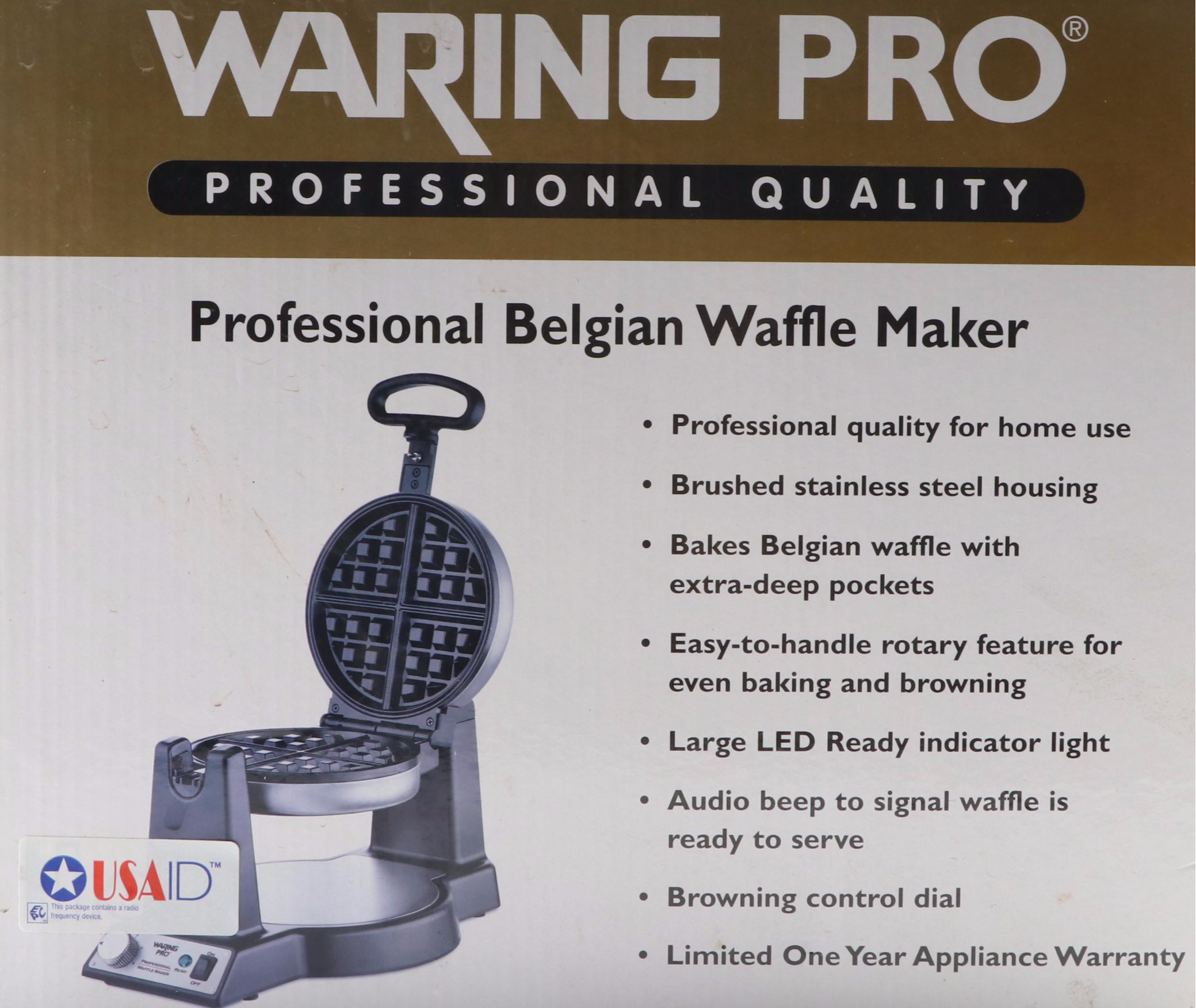 Waring Pro Professional Belgian Waffle Maker
