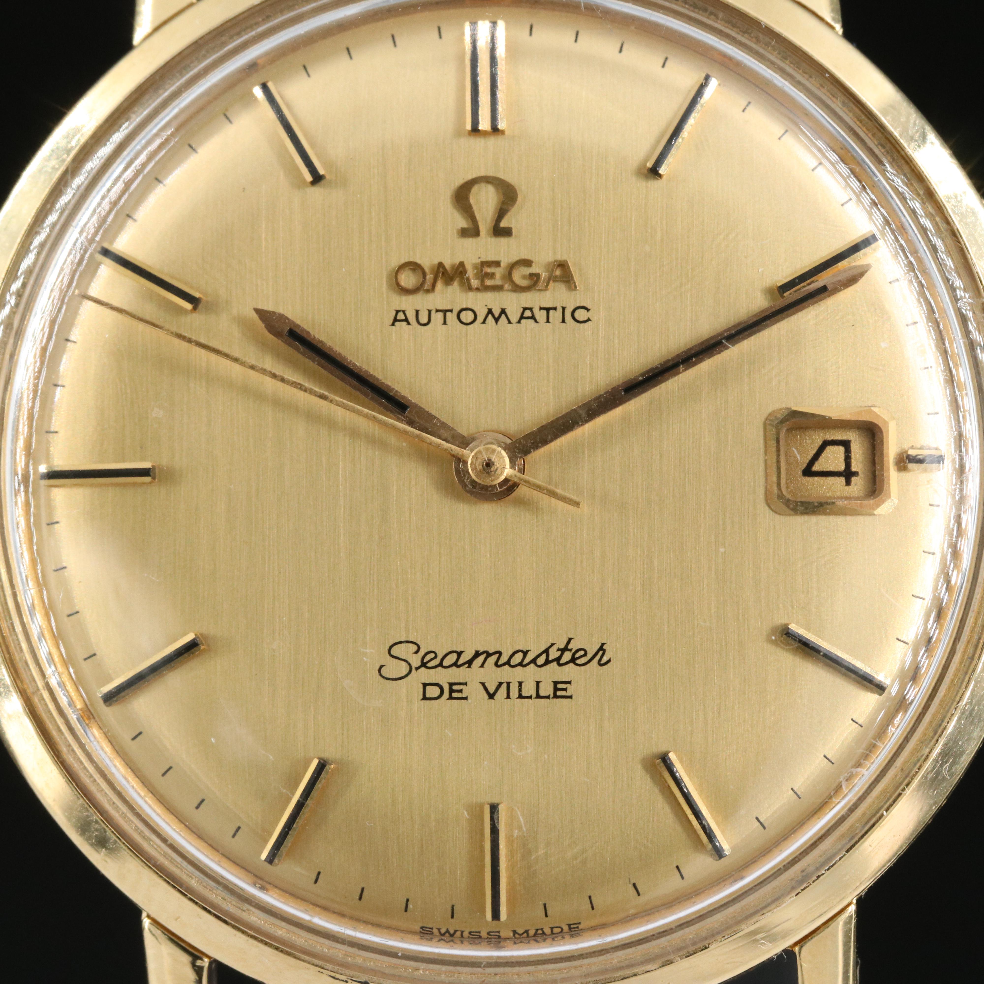 18K Omega Seamaster DeVille Automatic Watch