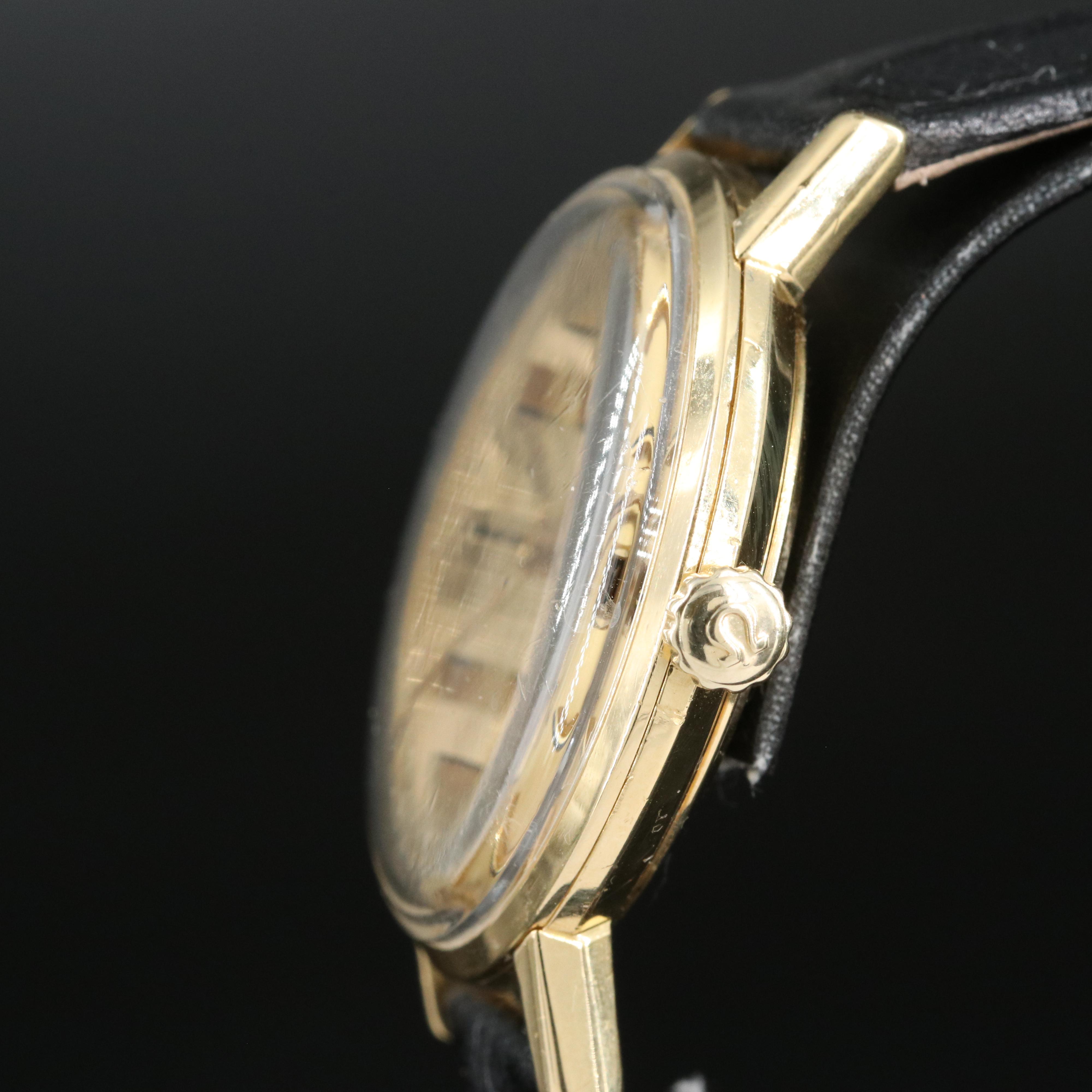 18K Omega Seamaster DeVille Automatic Watch