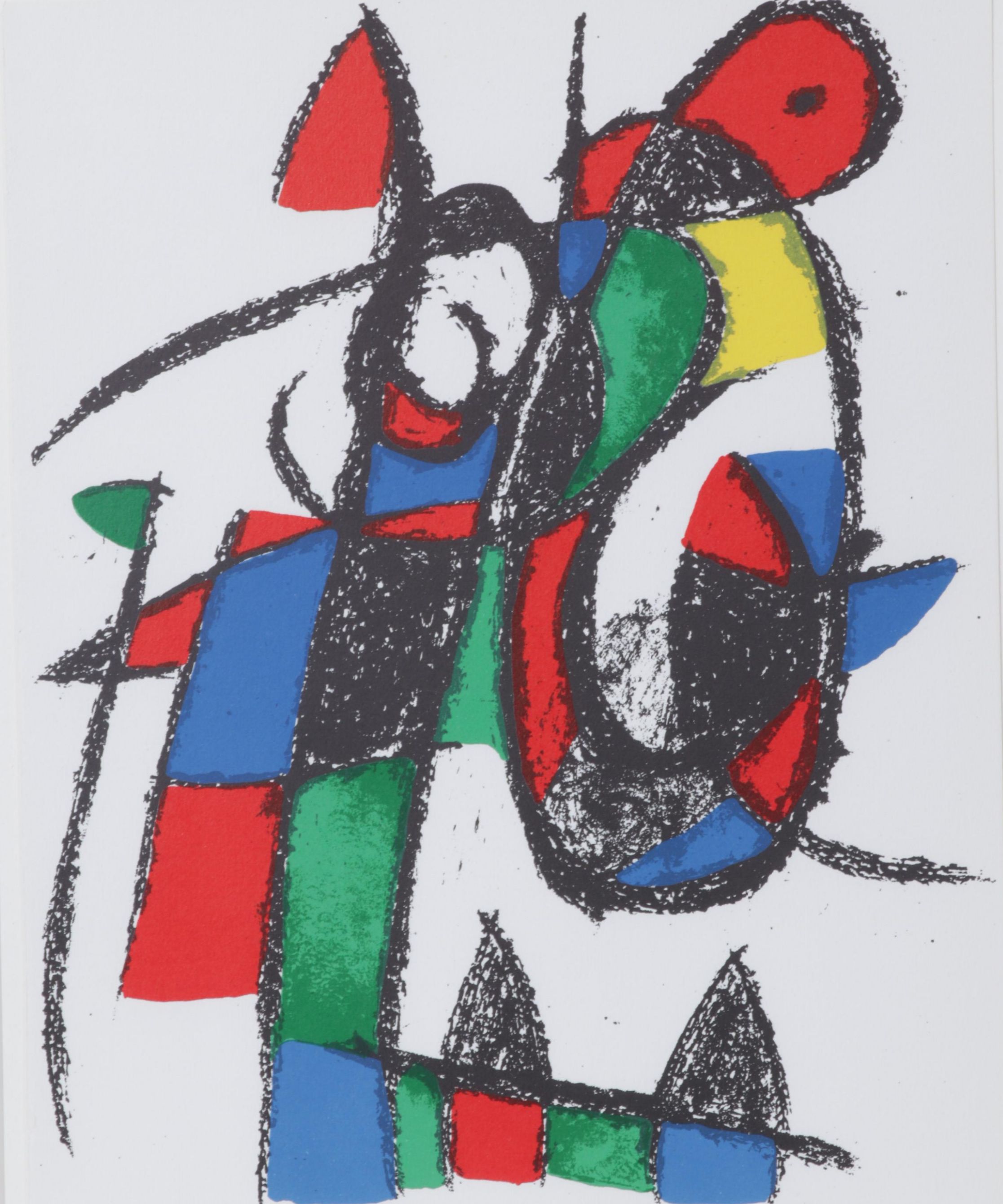 Joan Miró Color Lithograph From "Miró Lithographe II," 1975