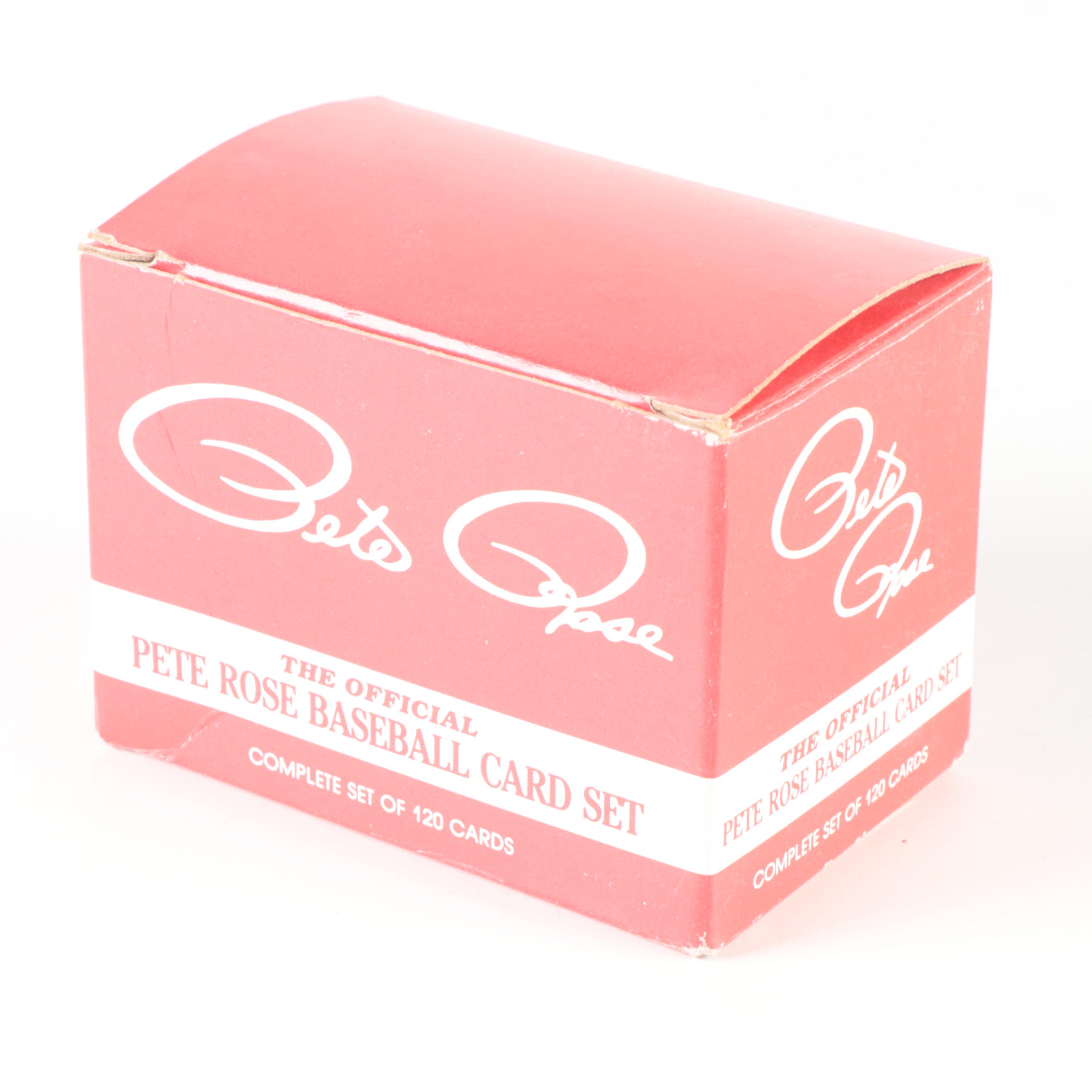 Topps, More Pete Rose Baseball Cards with Signature, Complete Set, 1970s–1980s