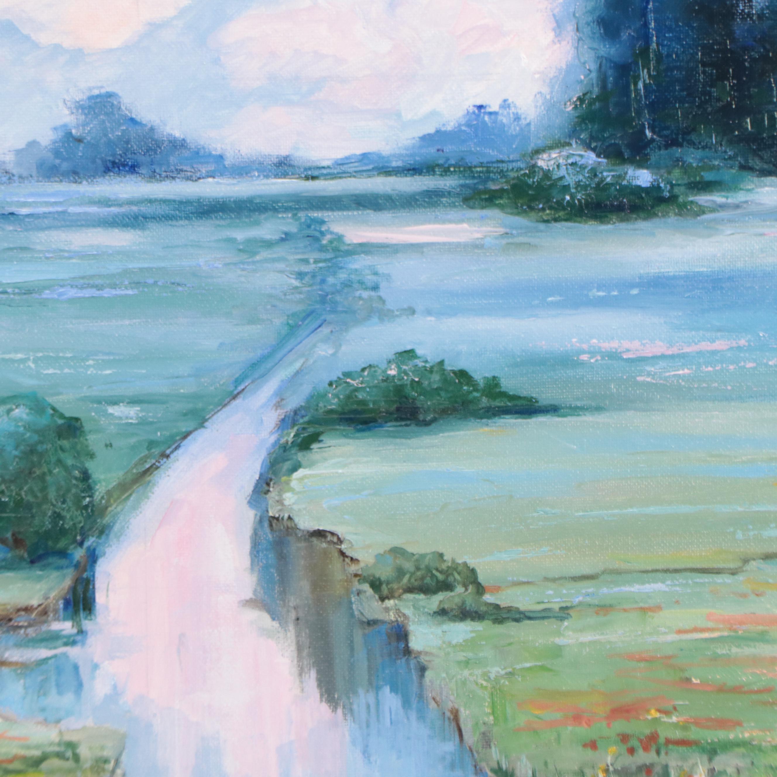 Nataliya Shlomenko Oil Painting "Landscape," 2022