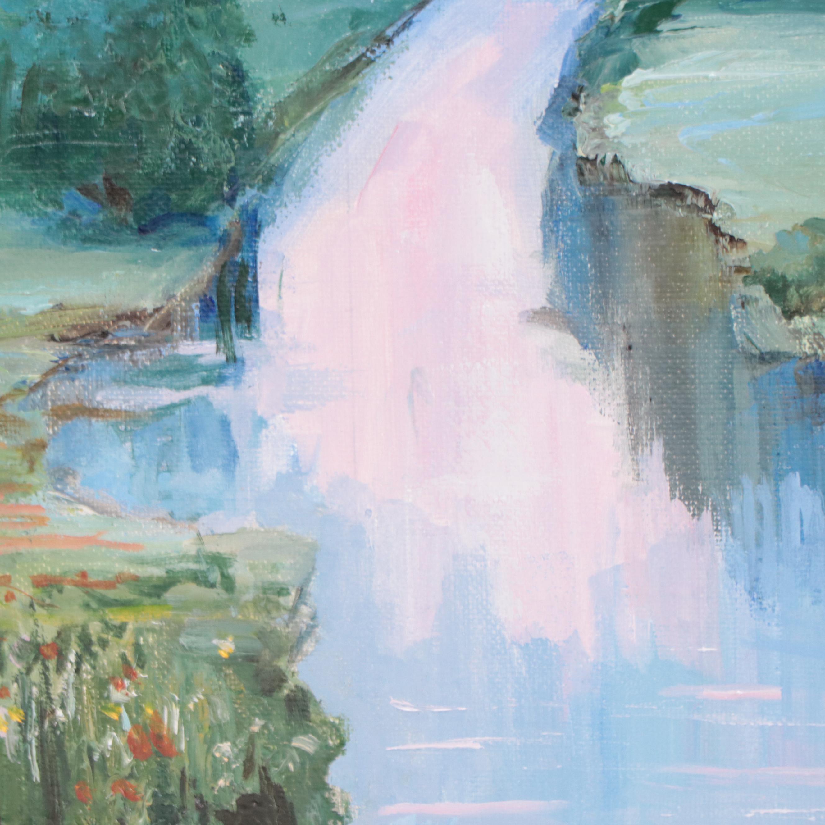 Nataliya Shlomenko Oil Painting "Landscape," 2022