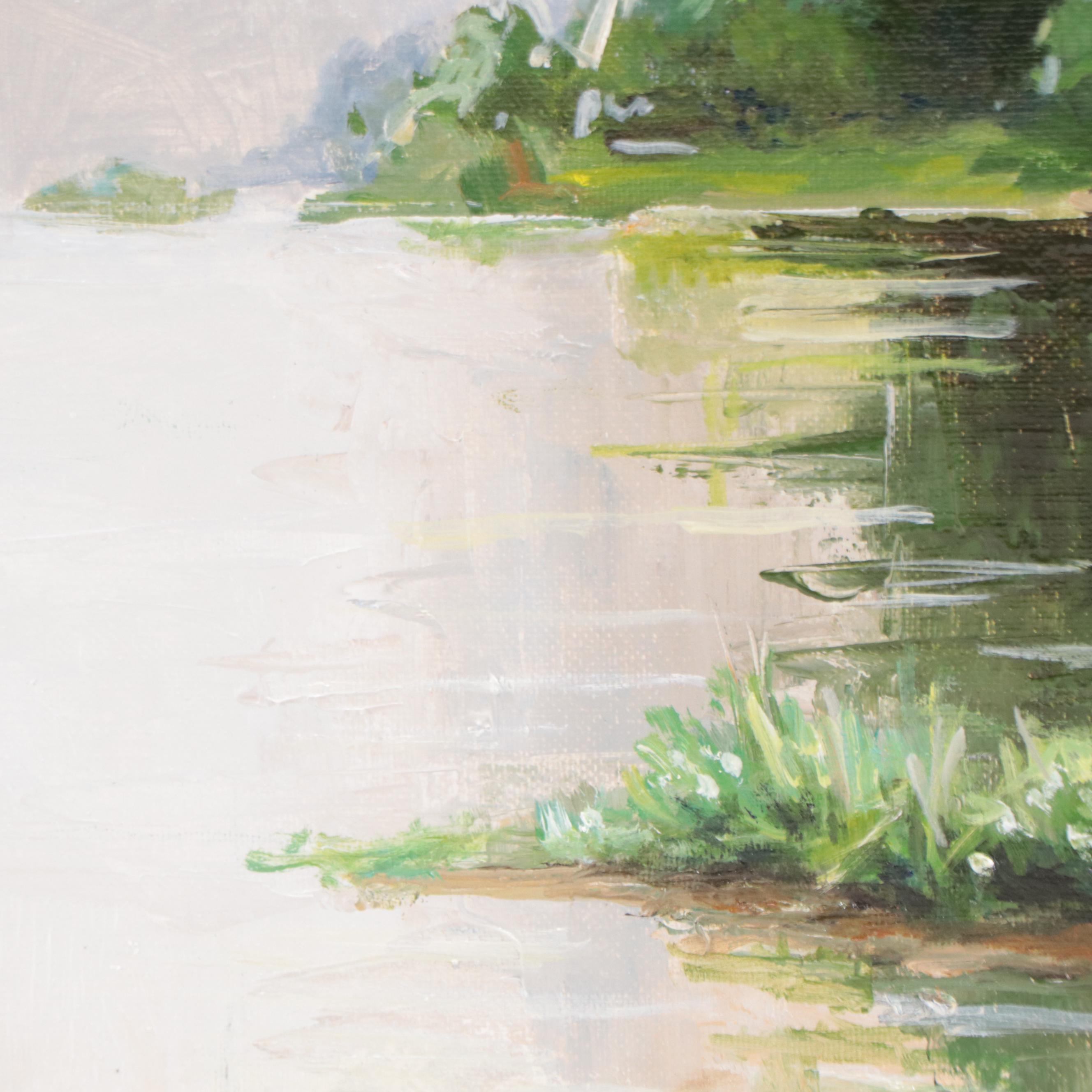 Nataliya Shlomenko Oil Painting "Landscape," 2022