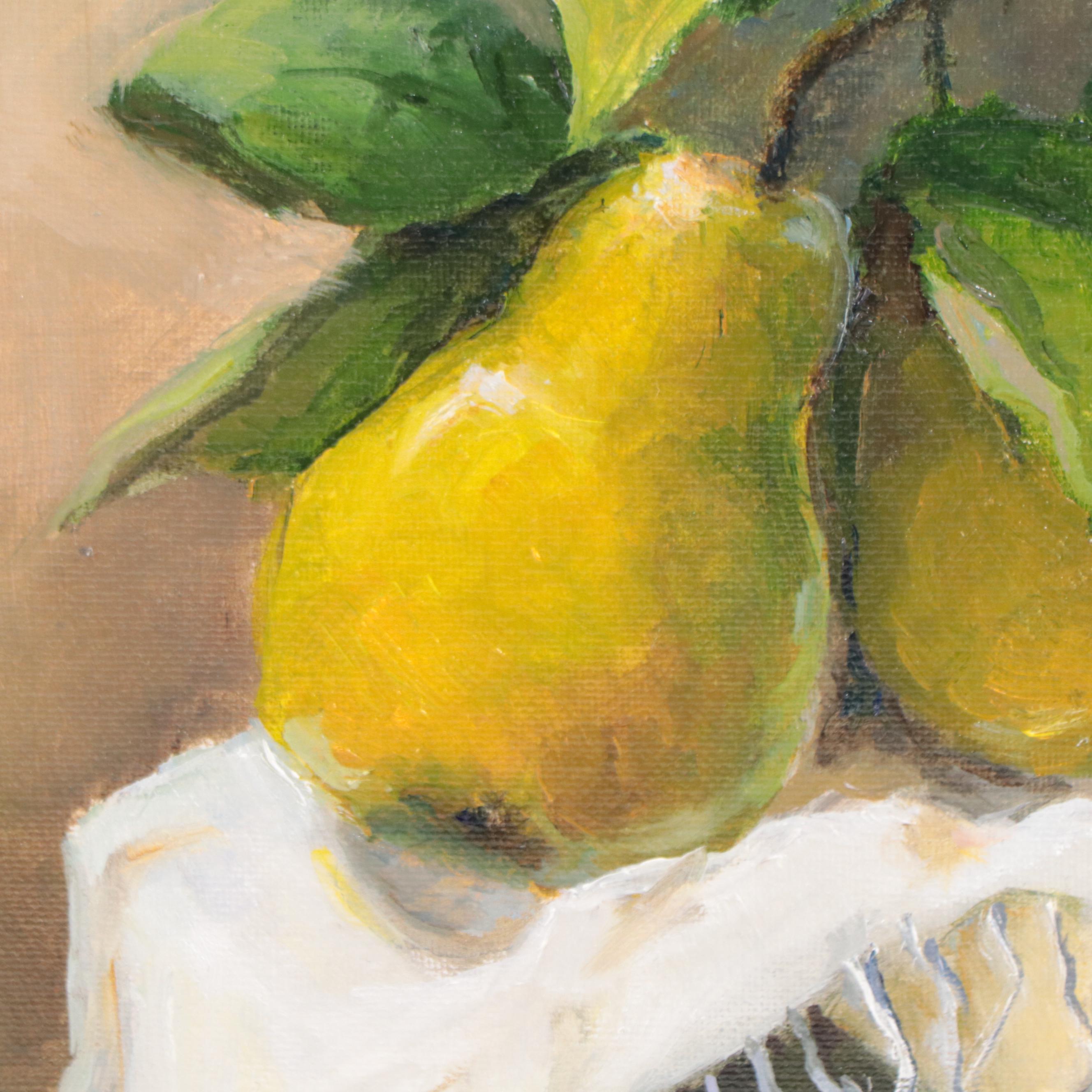 Nataliya Shlomenko Oil Painting "Flying Pears," 2022