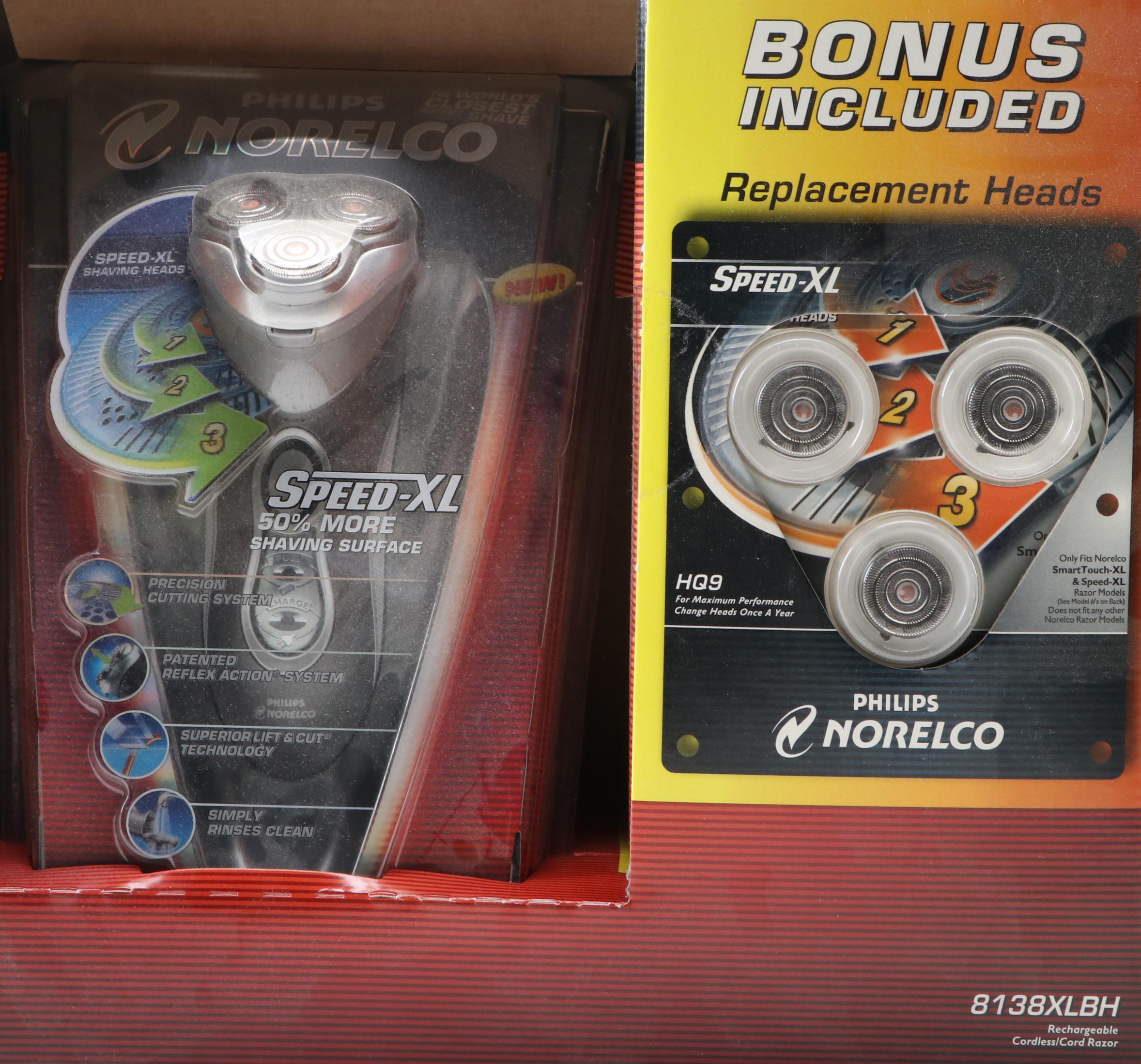 Philips Norelco 8138XLBH Rotary Shaver with Wahl 9867 Beard Trimmer