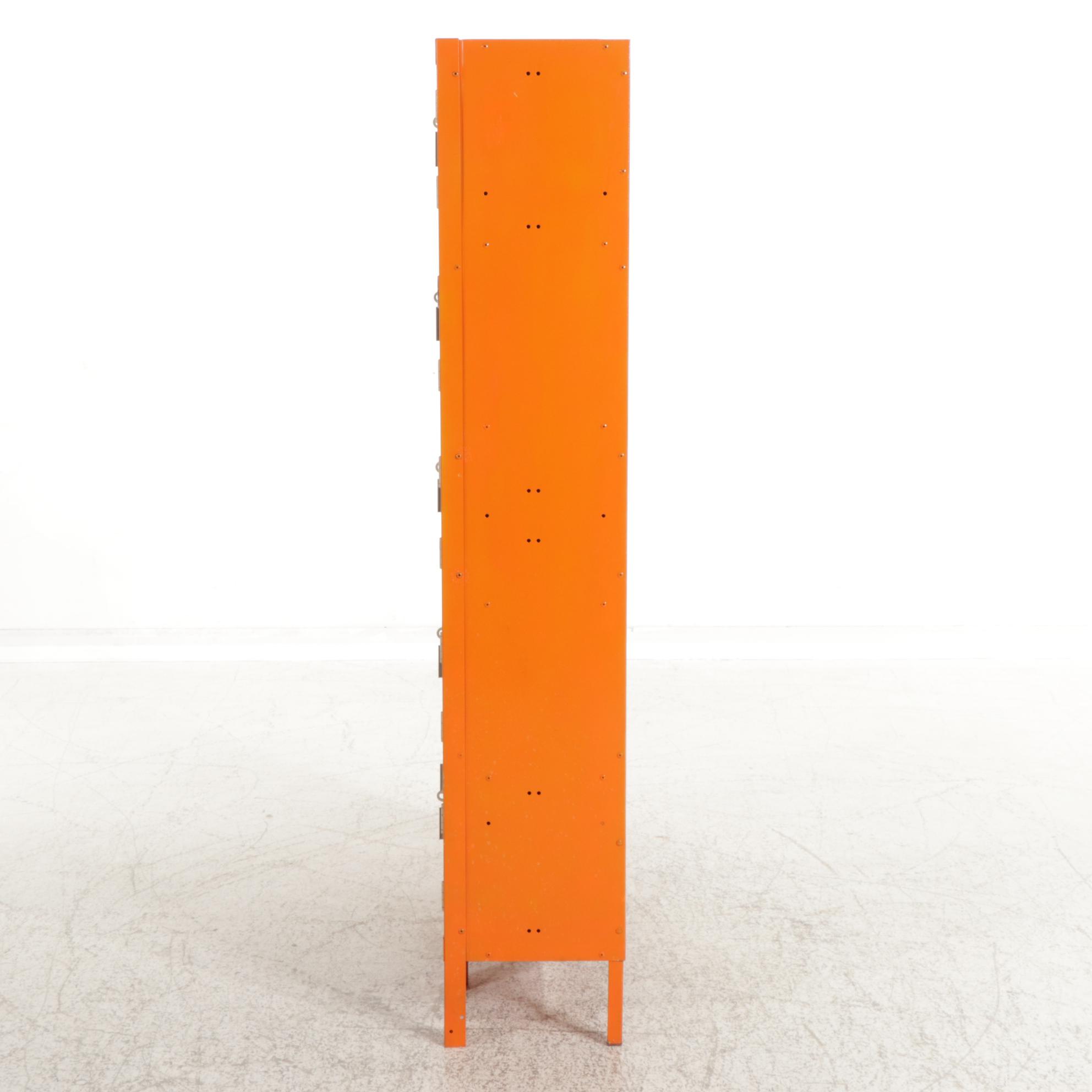 Republic Storage Systems Industrial Style Metal Lockers, Late 20th Century