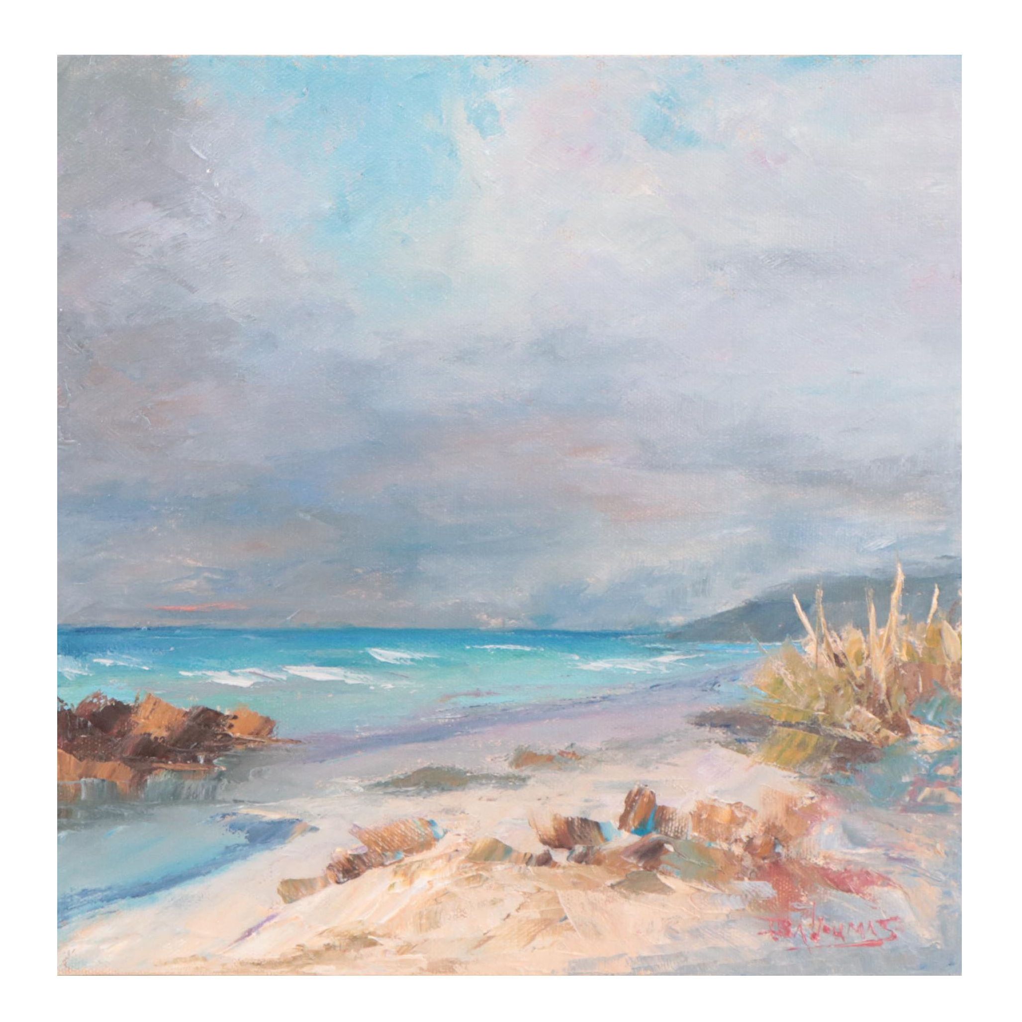 James Baldoumas Oil Painting "Beach Path," 2022