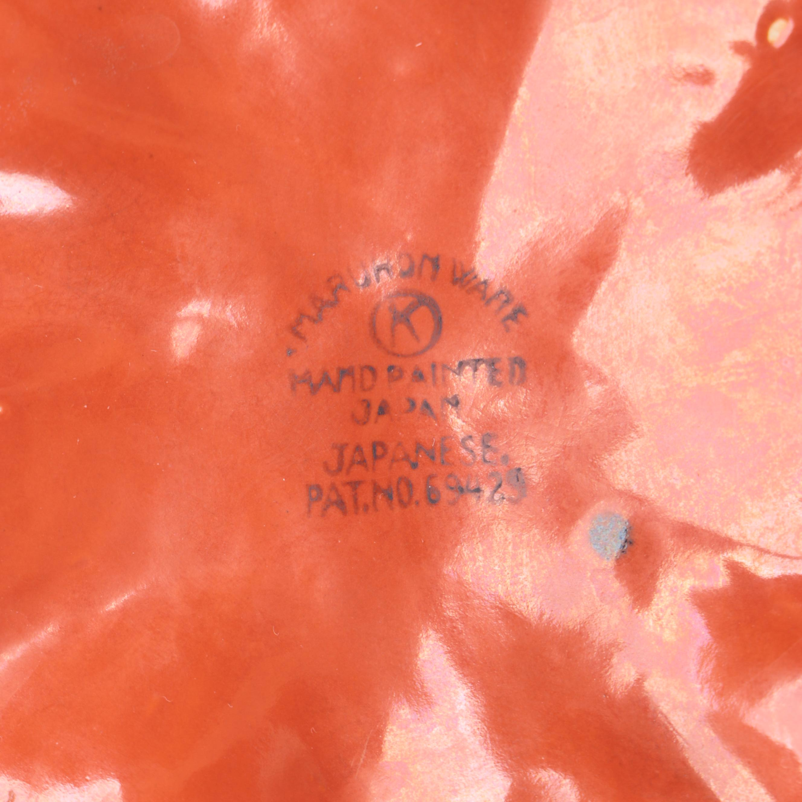 Japanese Maruhon Ware Tomato and Other Vegetable Shaped Tableware