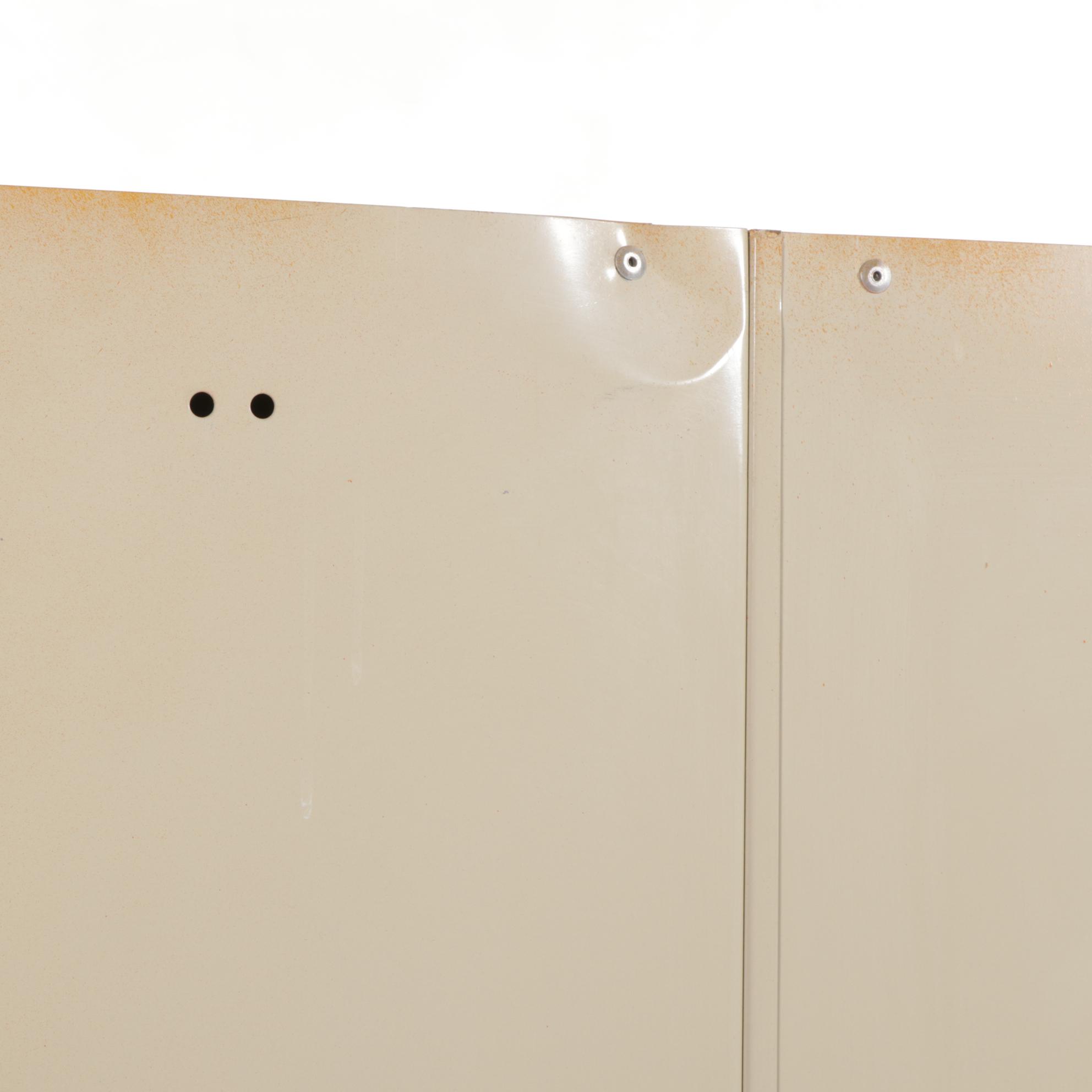 Republic Storage Systems Industrial Style Metal Lockers, Late 20th Century