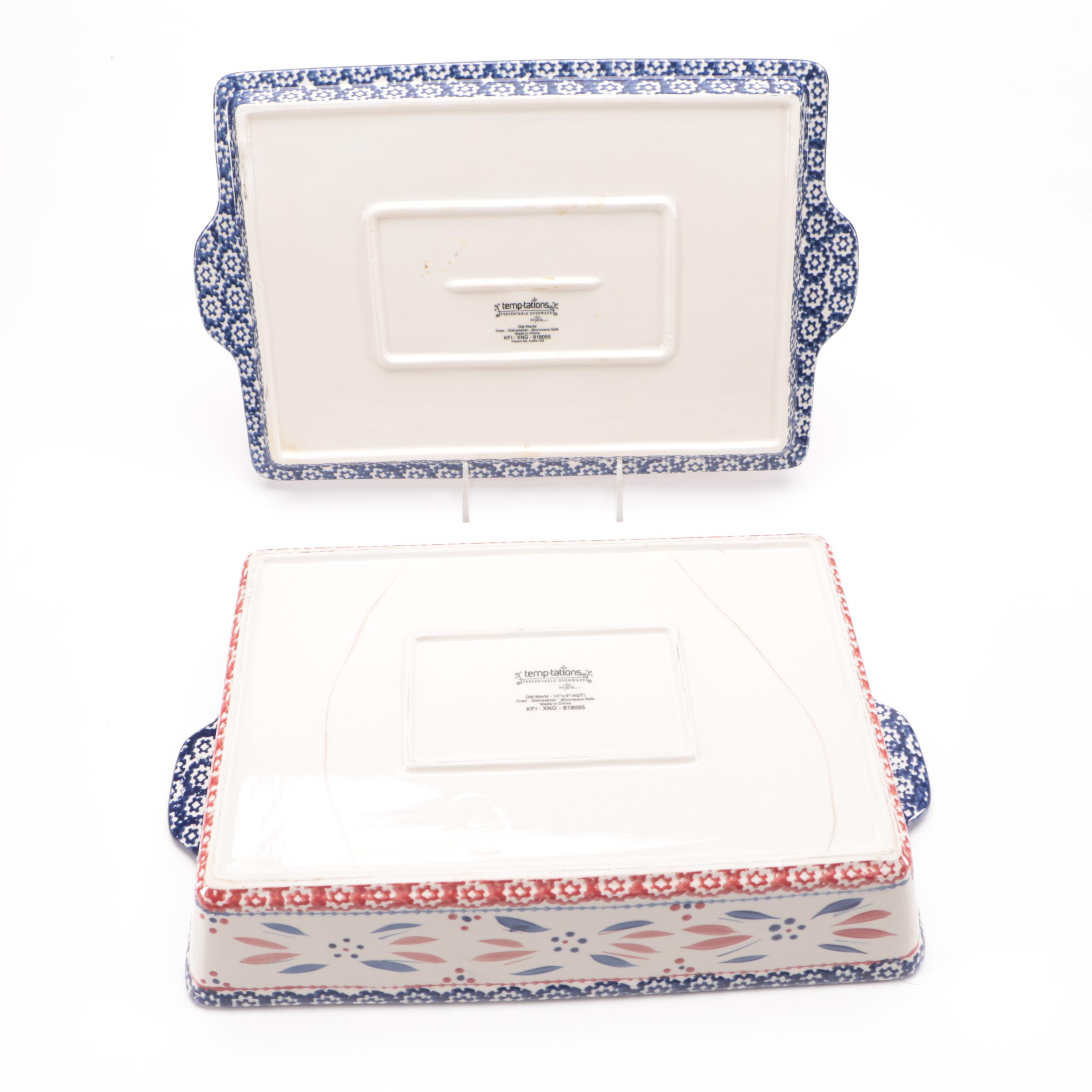 Temp-Tations by Tara "Old World" Ceramic Bakeware and Serveware