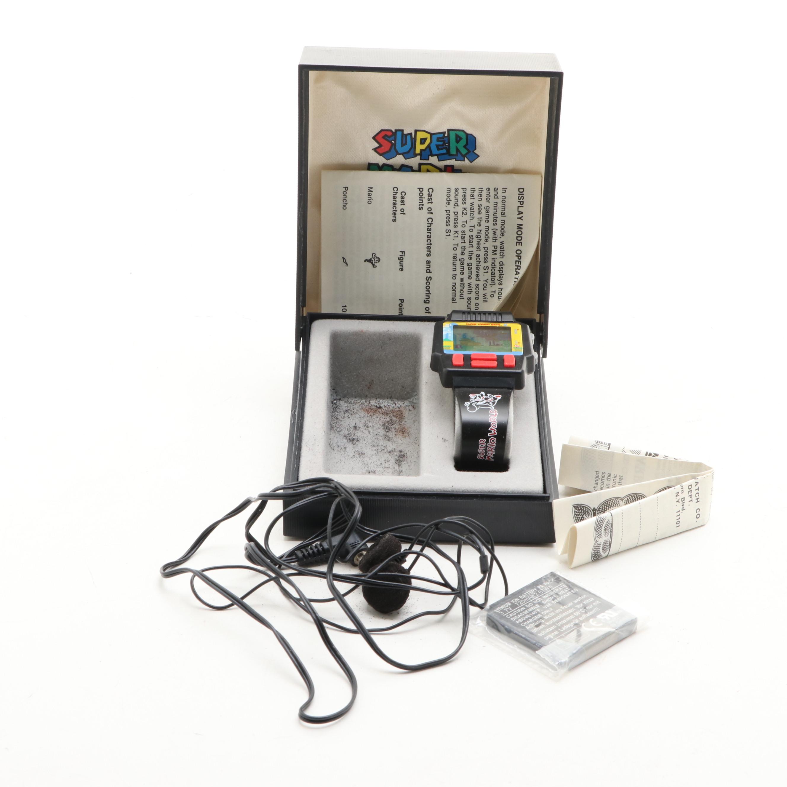 Nelsonic Super Mario World Watch with Showmi Digital Player and MyGOtv Pocket TV