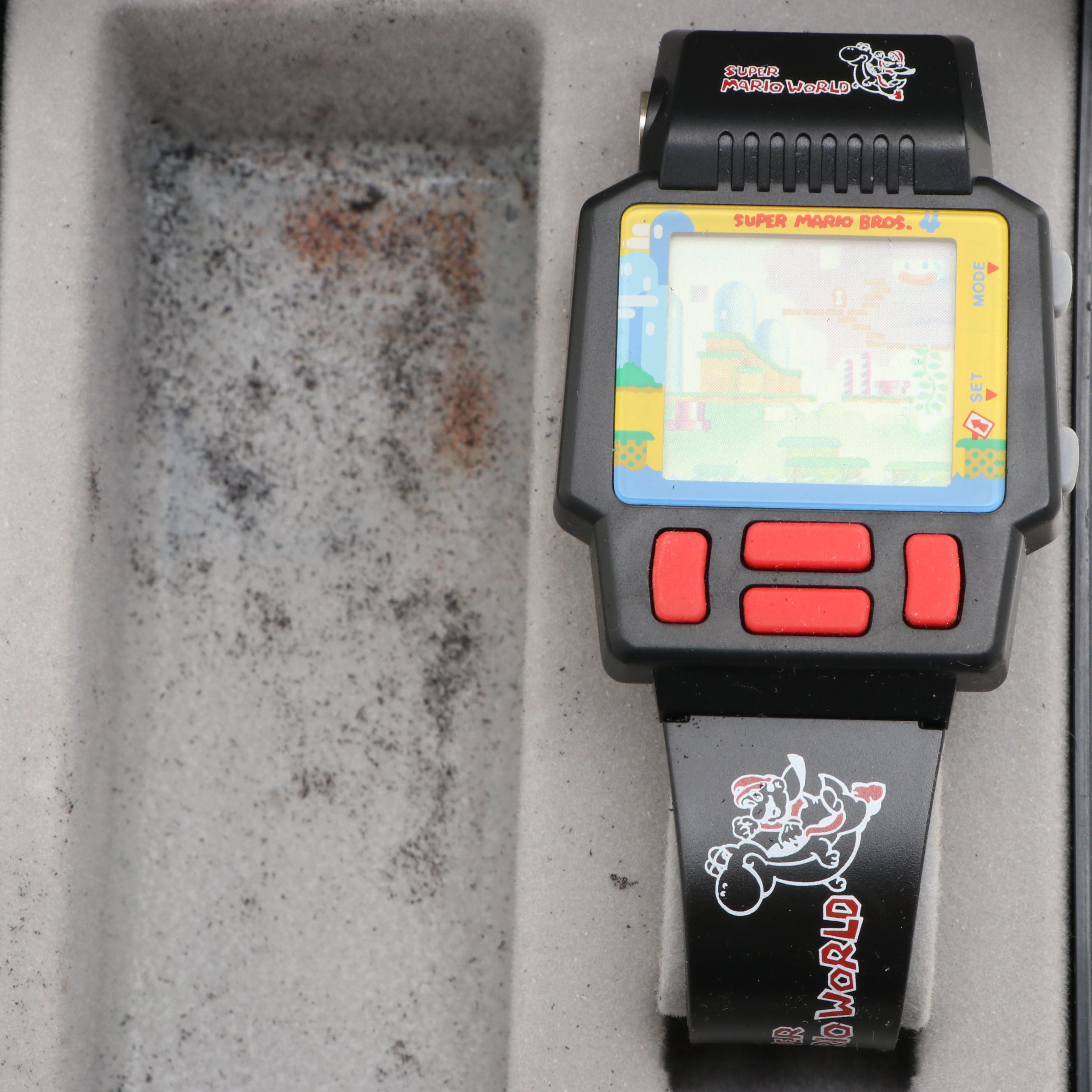 Nelsonic Super Mario World Watch with Showmi Digital Player and MyGOtv Pocket TV