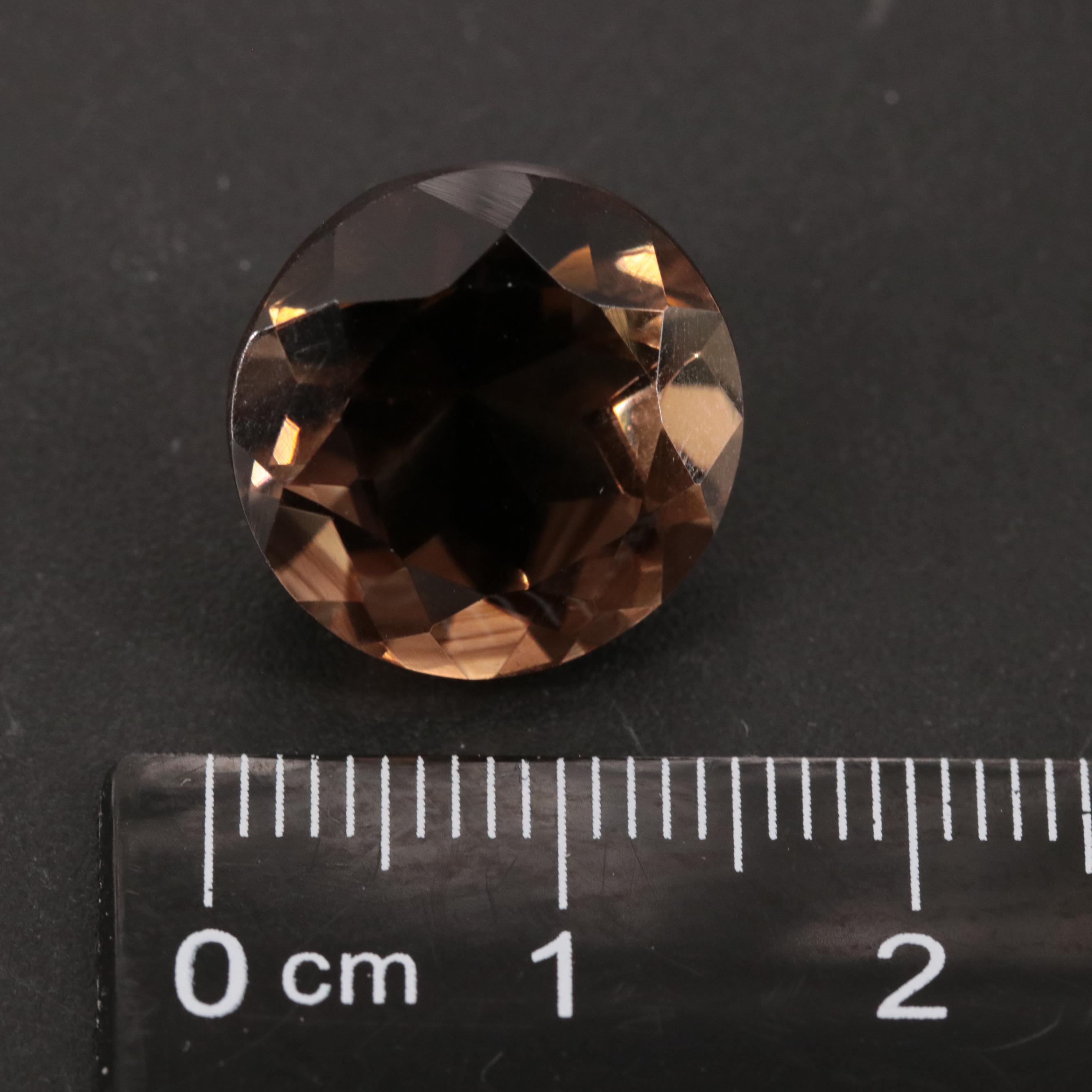 Loose 11.84 CT Smoky Quartz