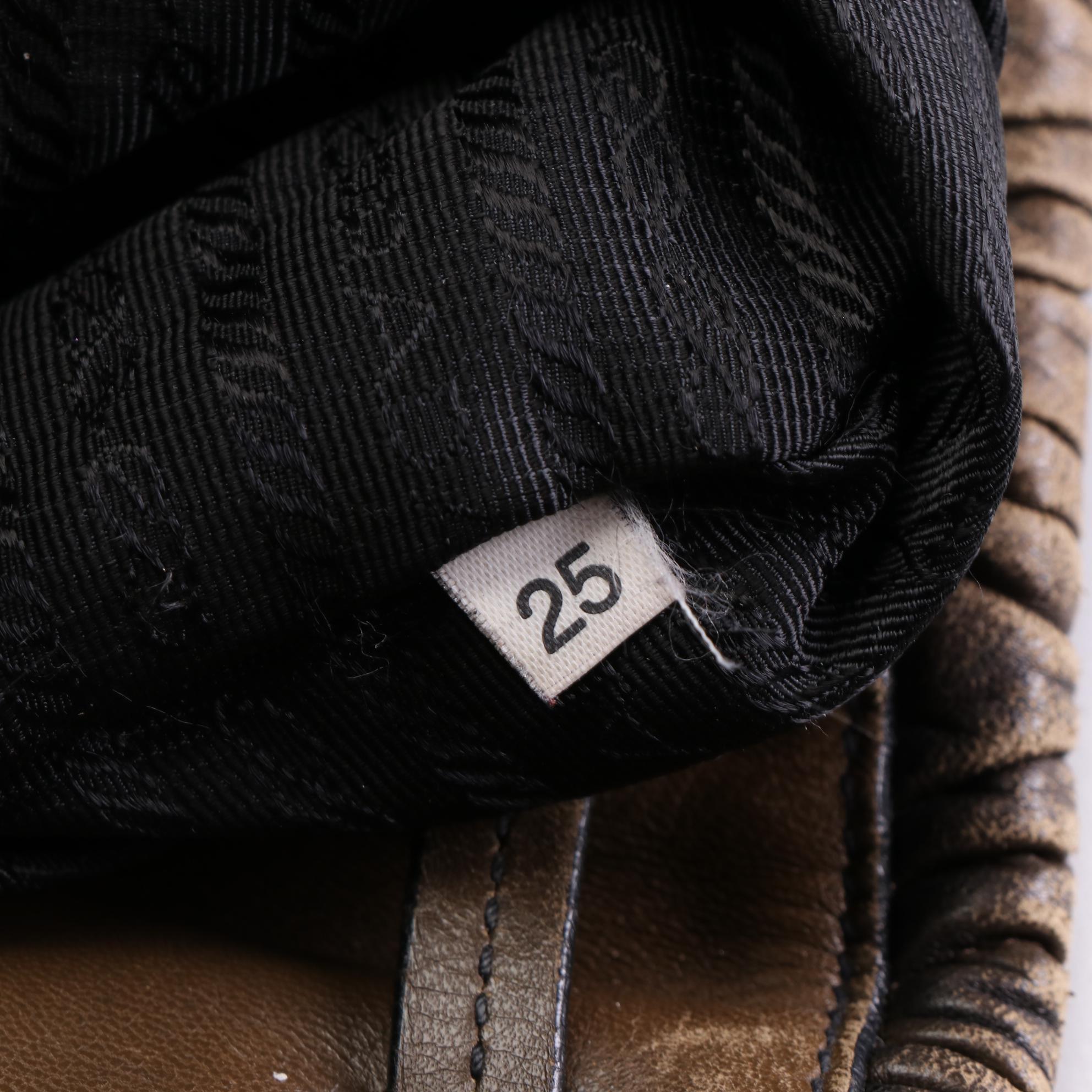 Prada Braided-Handle Tote Bag in Quilted Leather with Shoulder Strap