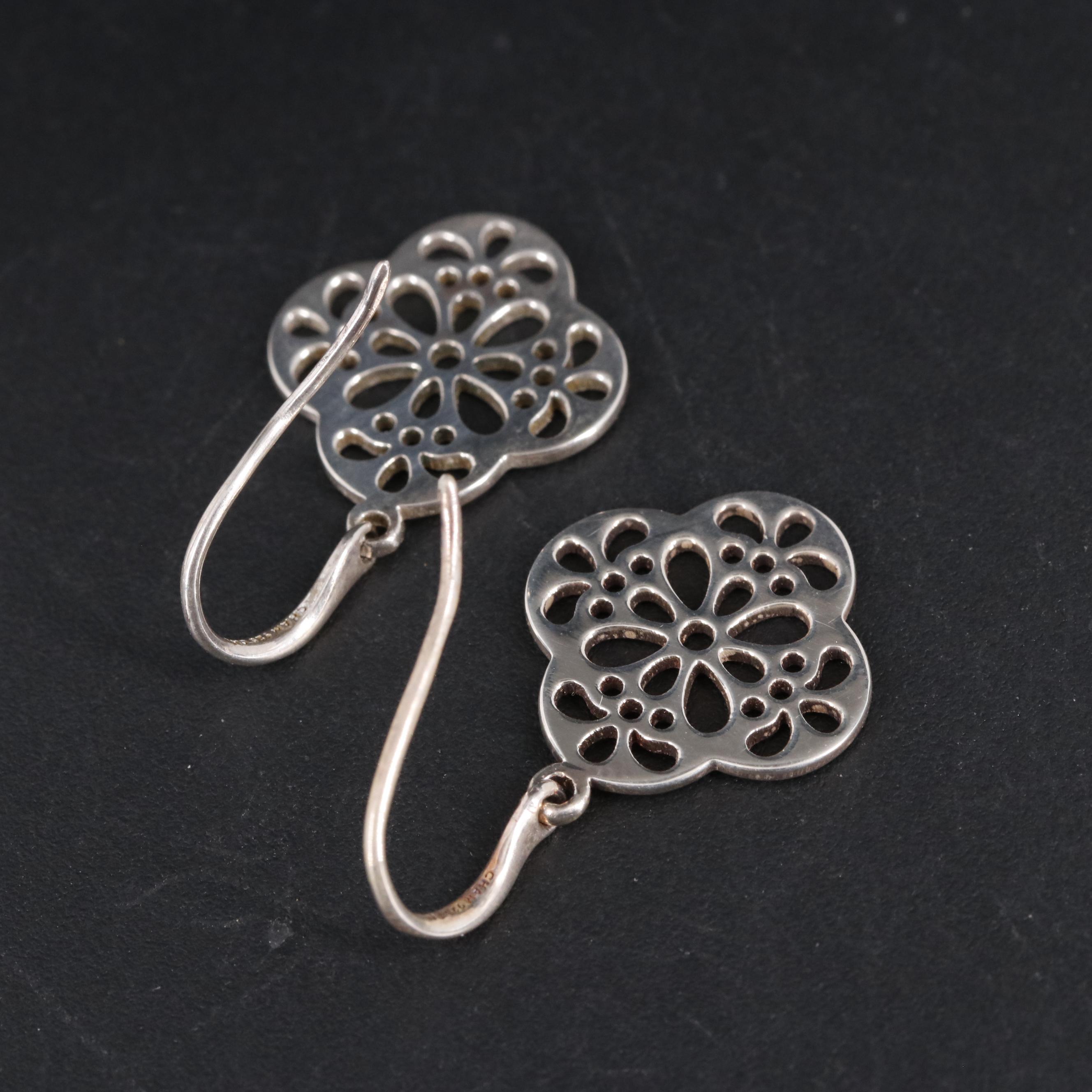 Sterling Drop Earrings