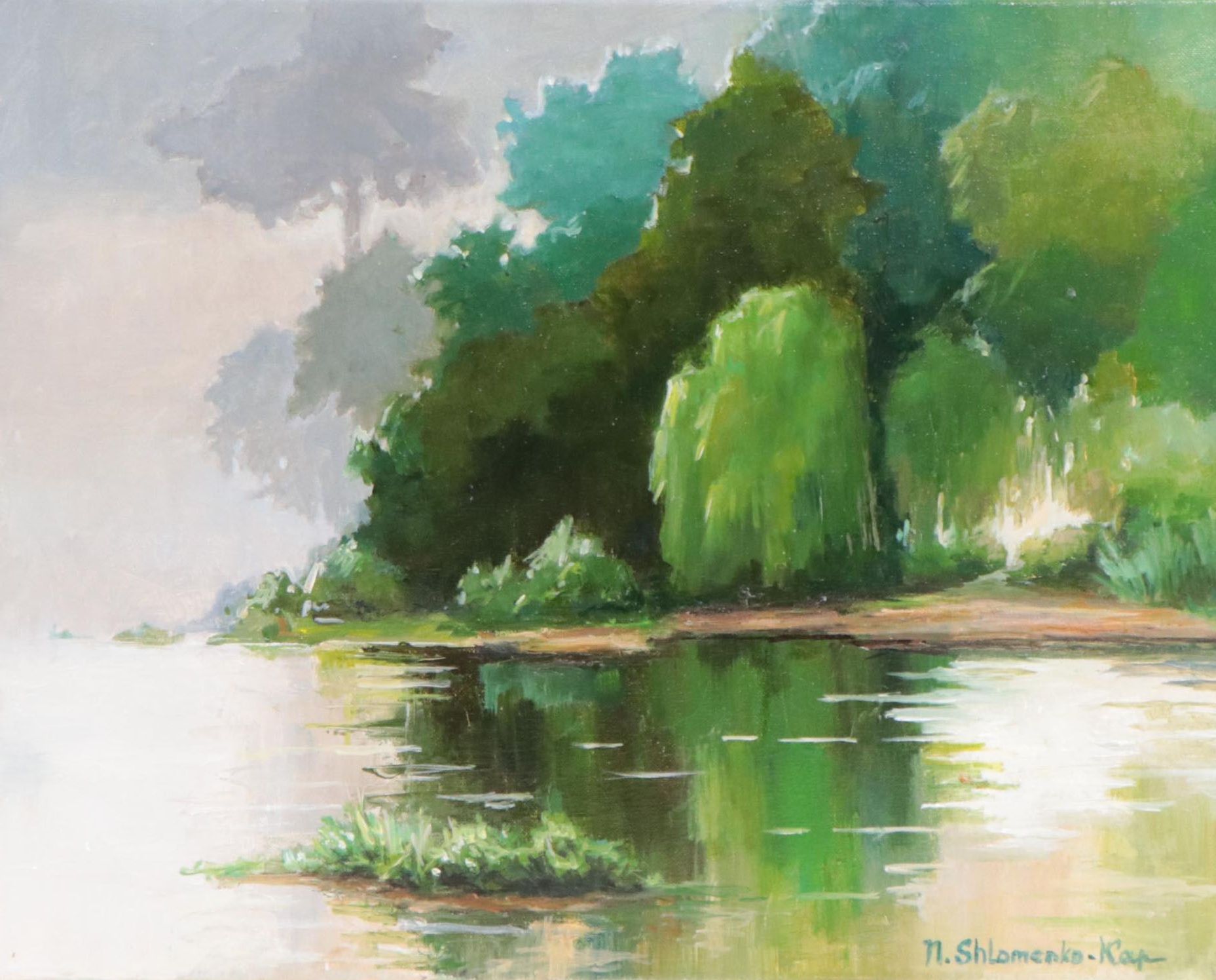 Nataliya Shlomenko Oil Painting "Landscape," 2022