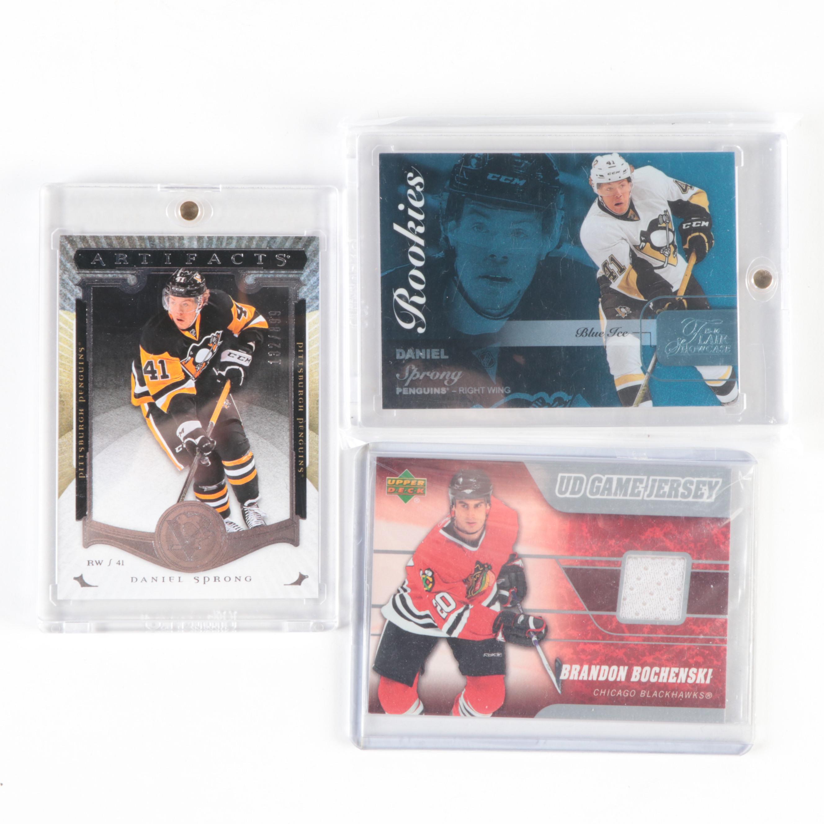 Upper Deck, Other Hockey Cards with Crosby and More Rookies, Relics, 2000s–2010s
