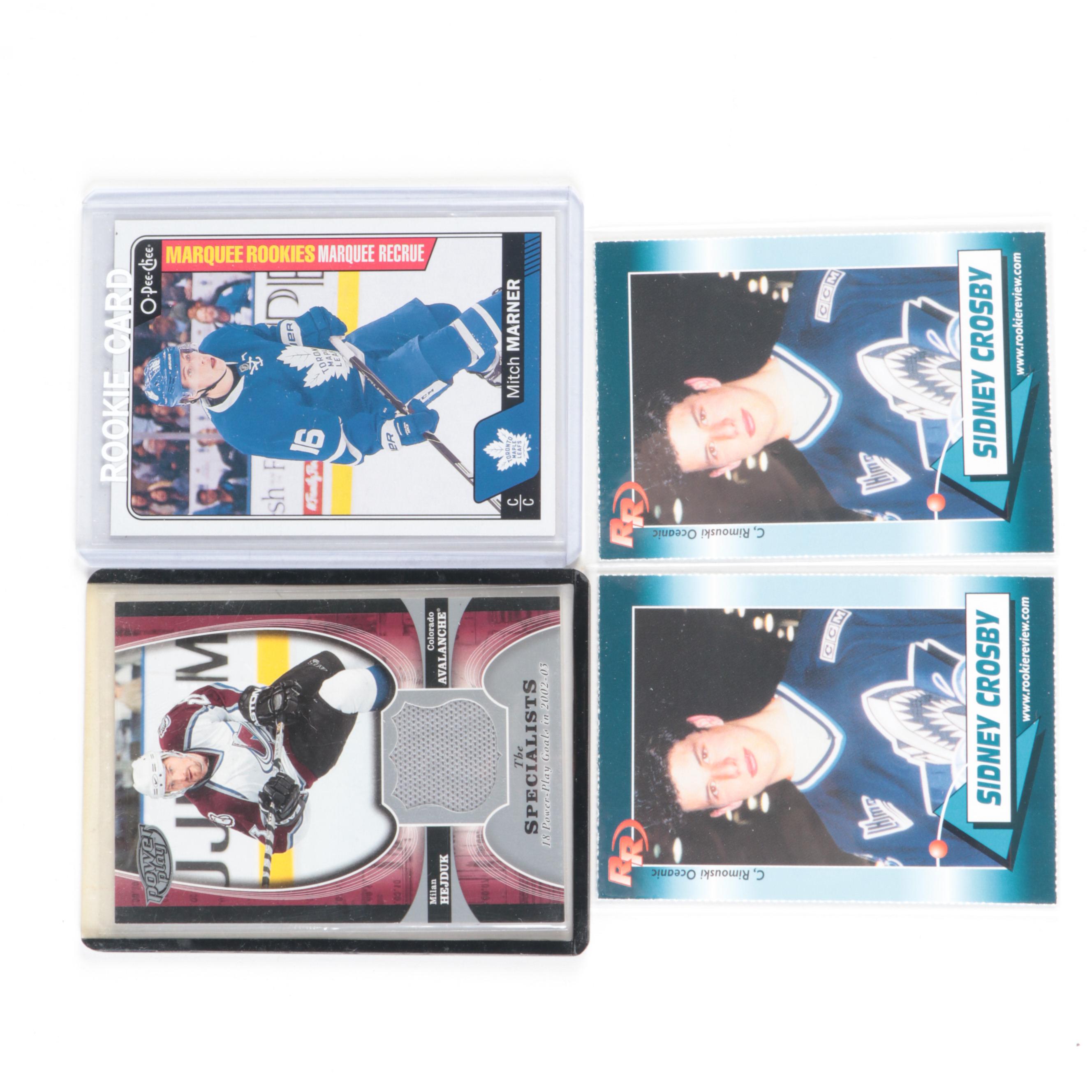 Upper Deck, Other Hockey Cards with Crosby and More Rookies, Relics, 2000s–2010s
