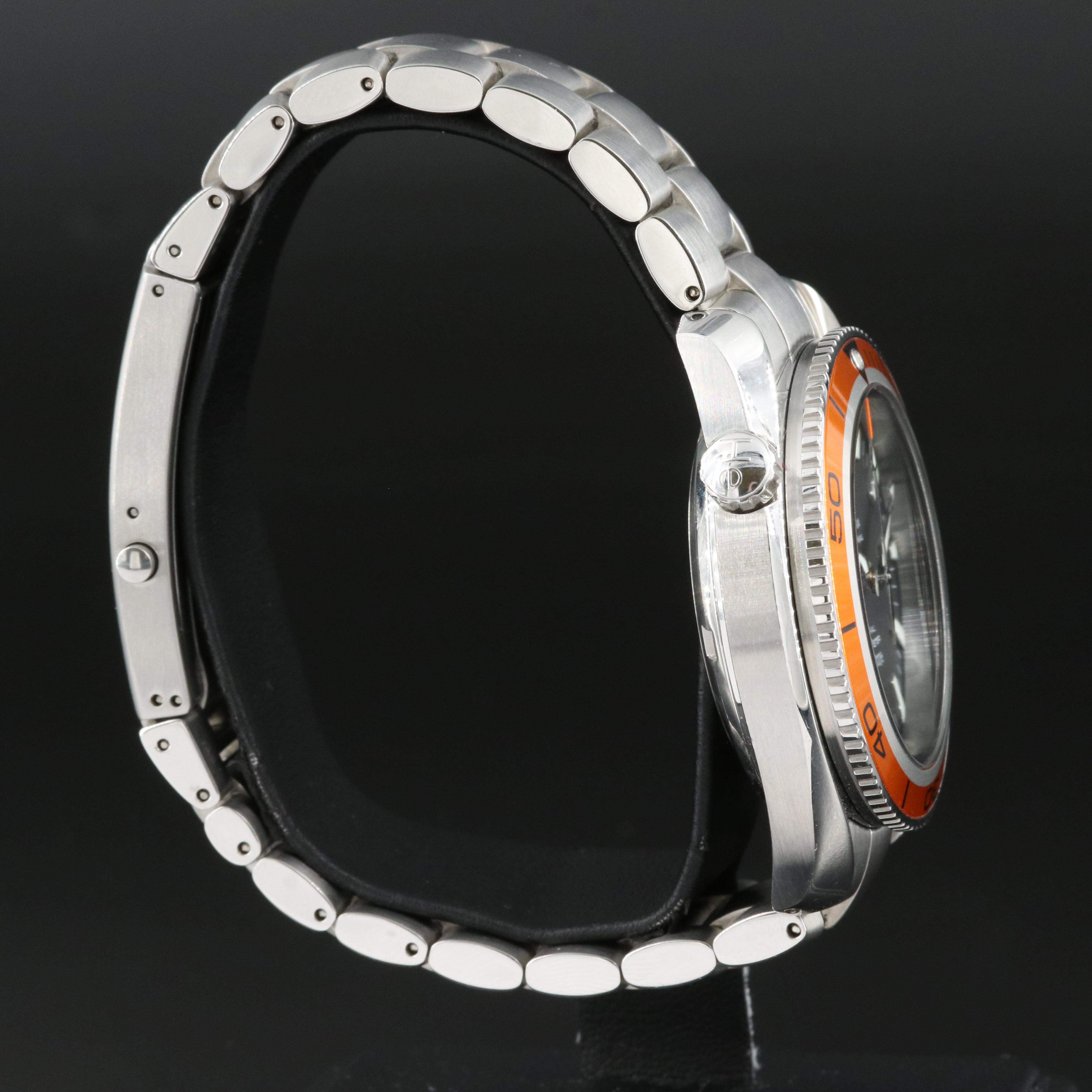 2007 Omega Seamaster Planet Ocean Orange Bezel Watch