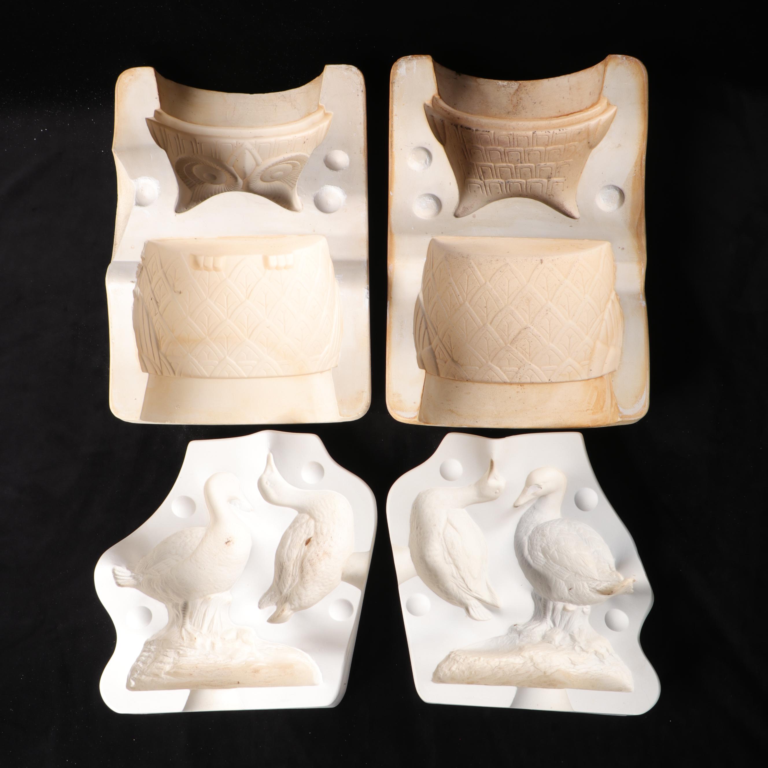 Teddy Bear and Other Pottery Molds