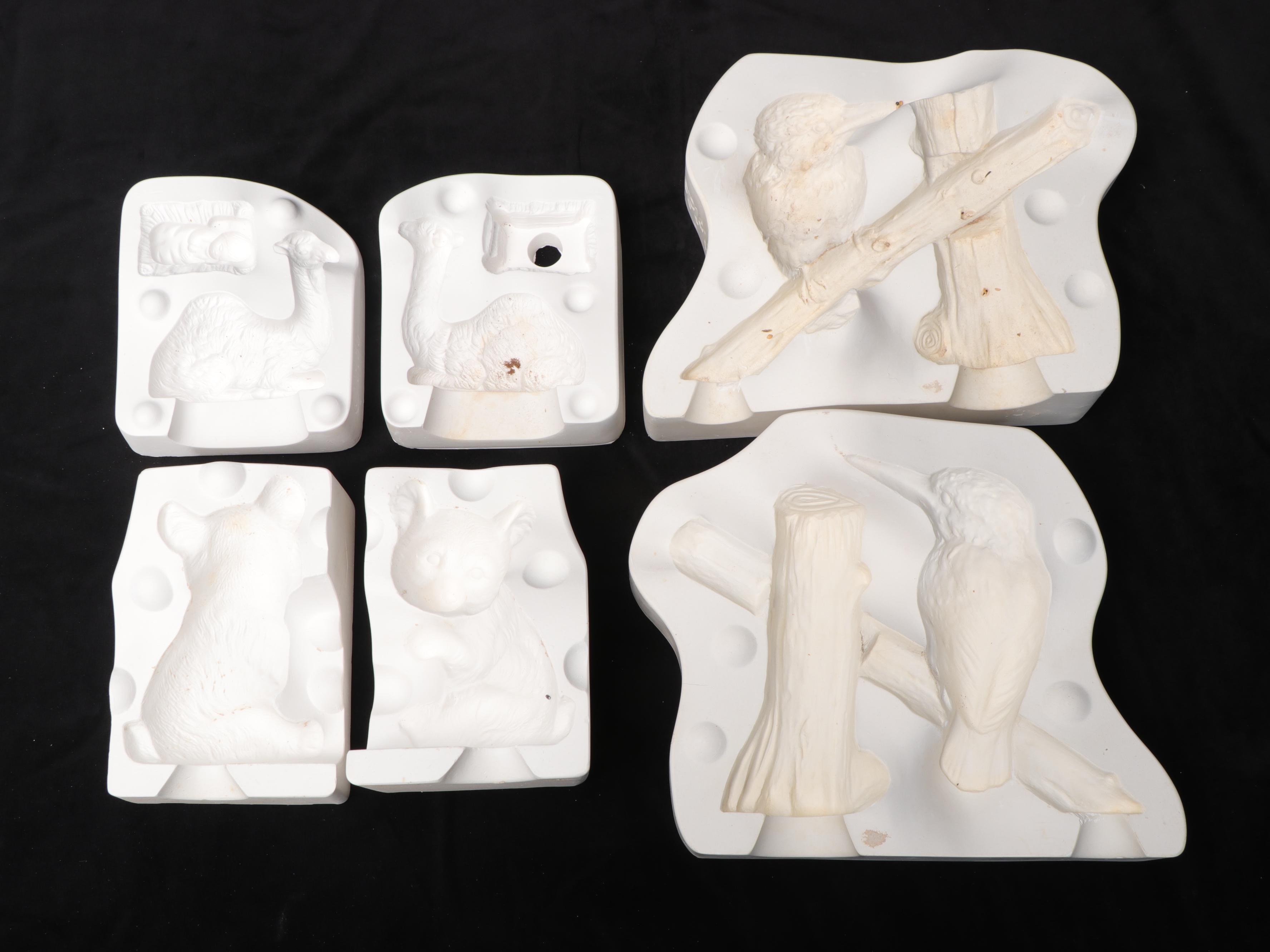Teddy Bear and Other Pottery Molds