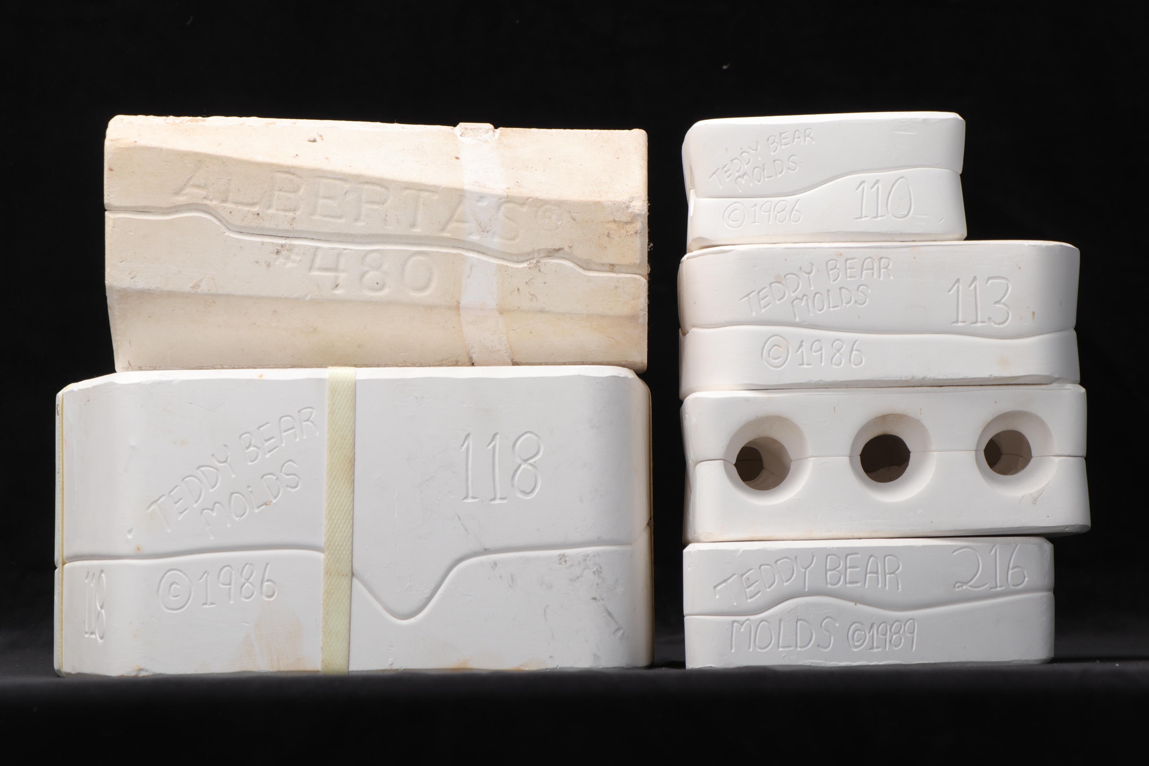 Teddy Bear and Other Pottery Molds