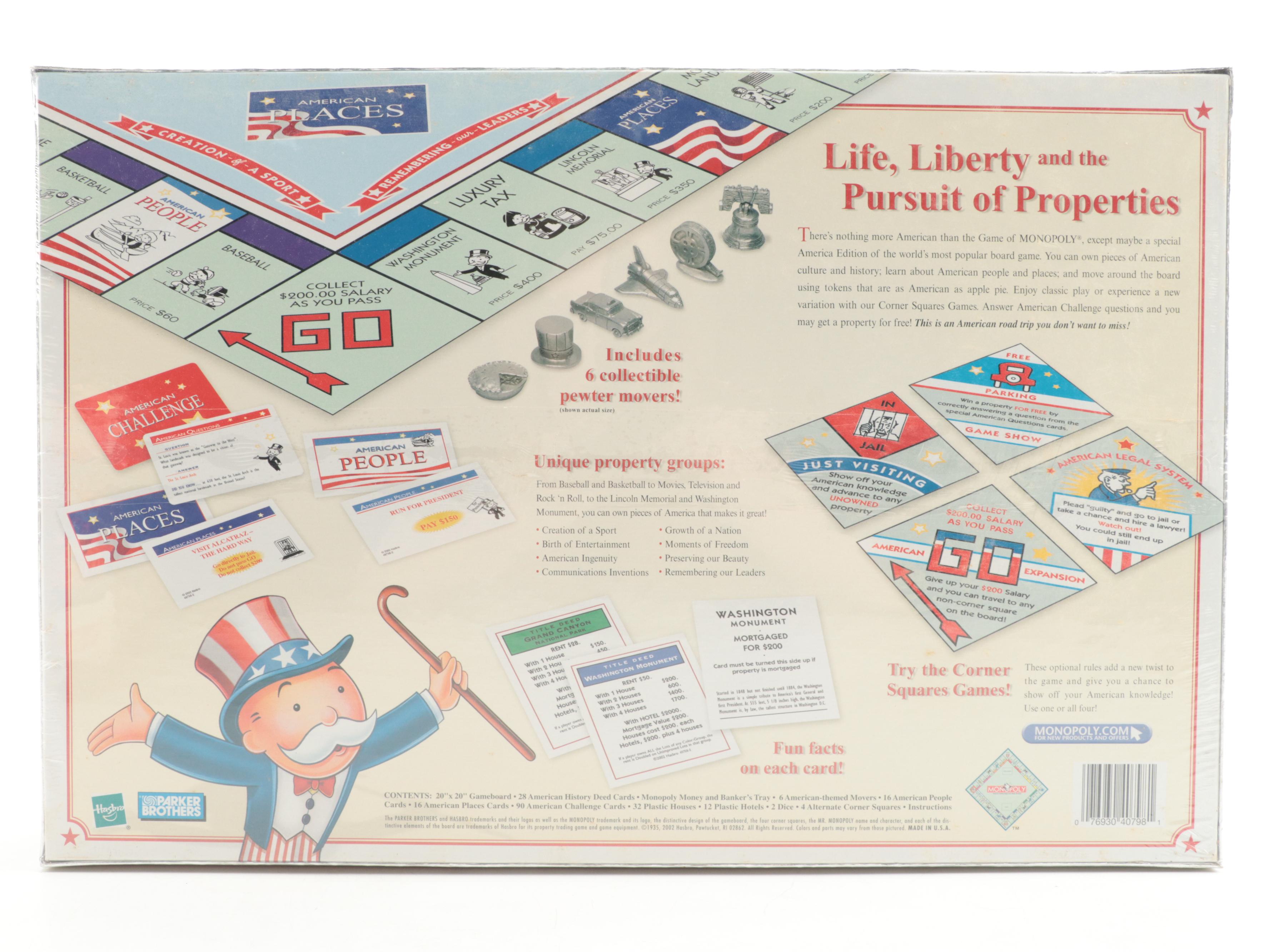 Special Edition Monopoly Board Games and More