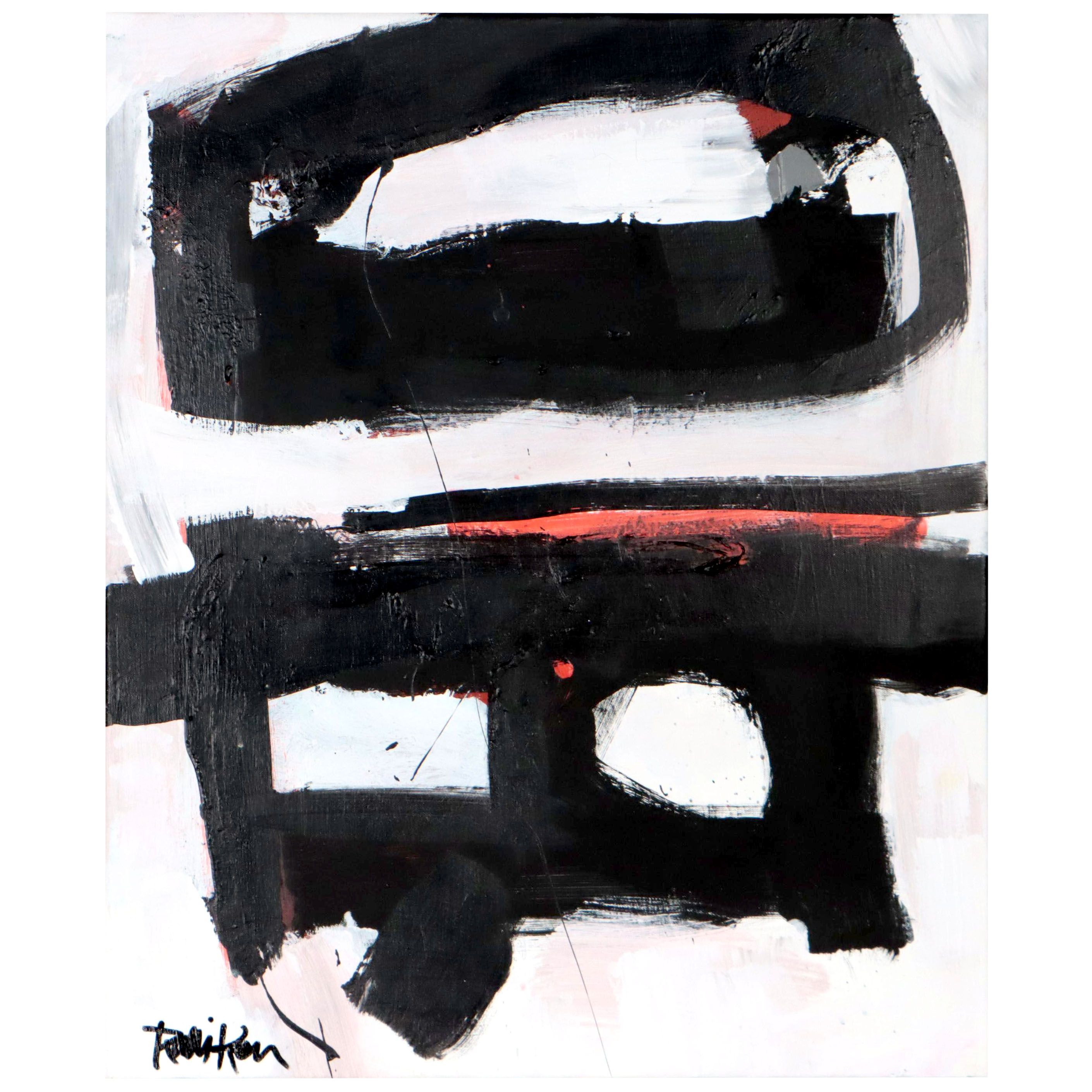 Robbie Kemper Acrylic Painting "Loop With Orange" 2022