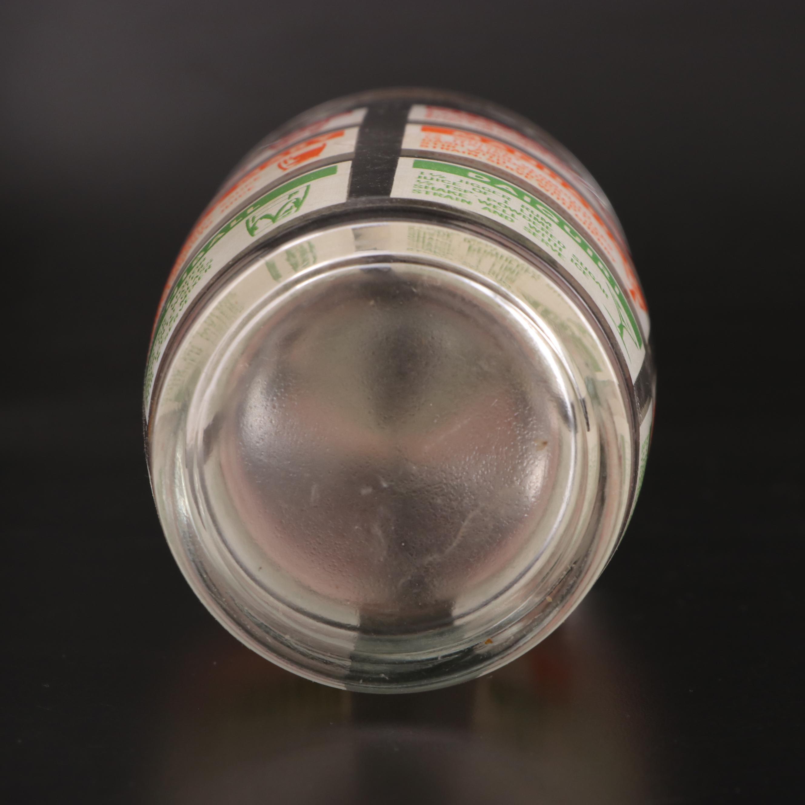 Art Deco Style Chrome and Other Glass Cocktail Shakers with Shot Glasses