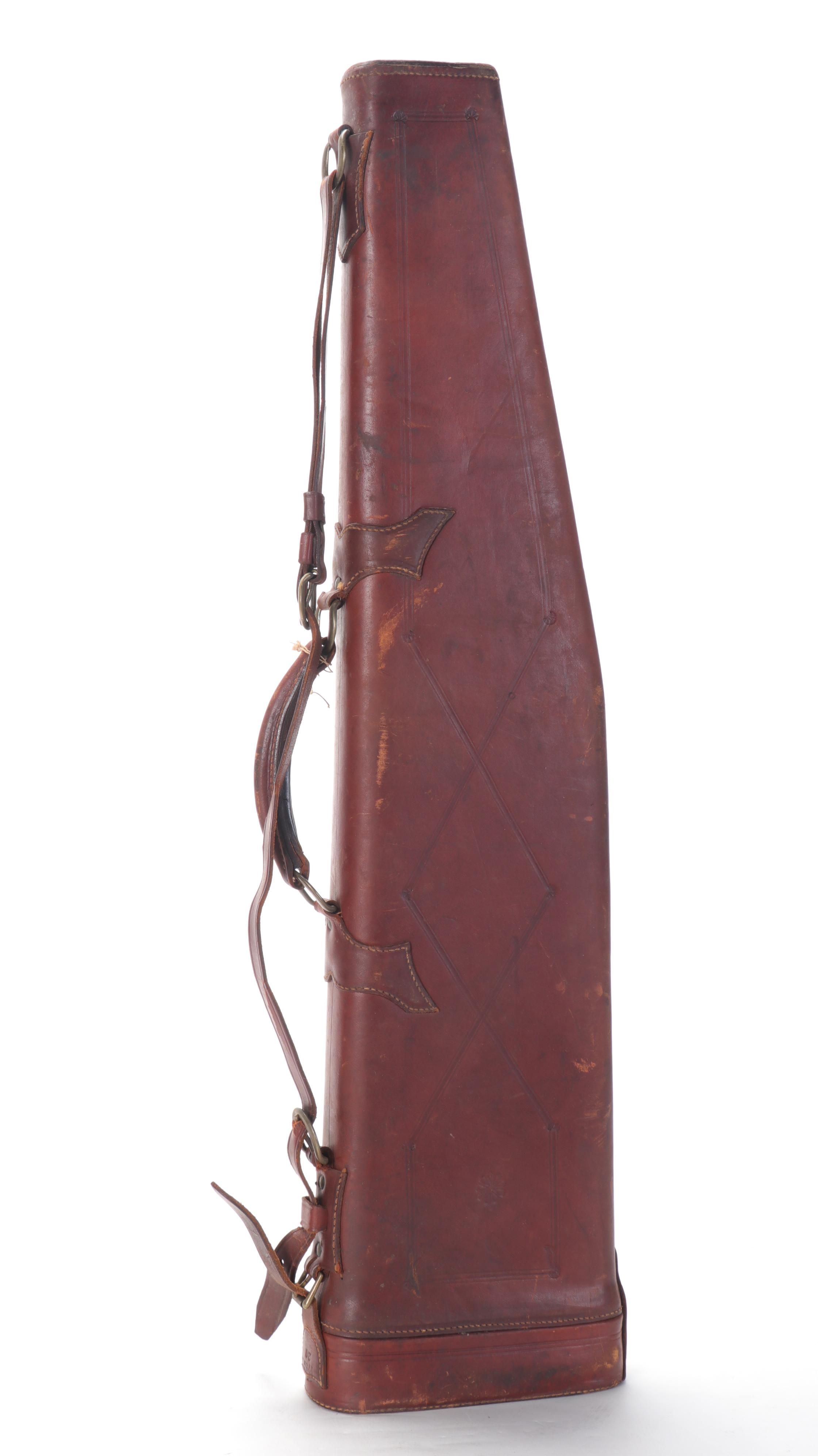 Abercrombie & Fitch Co. and Other Leather Gun Caddies with Shotgun Cleaner