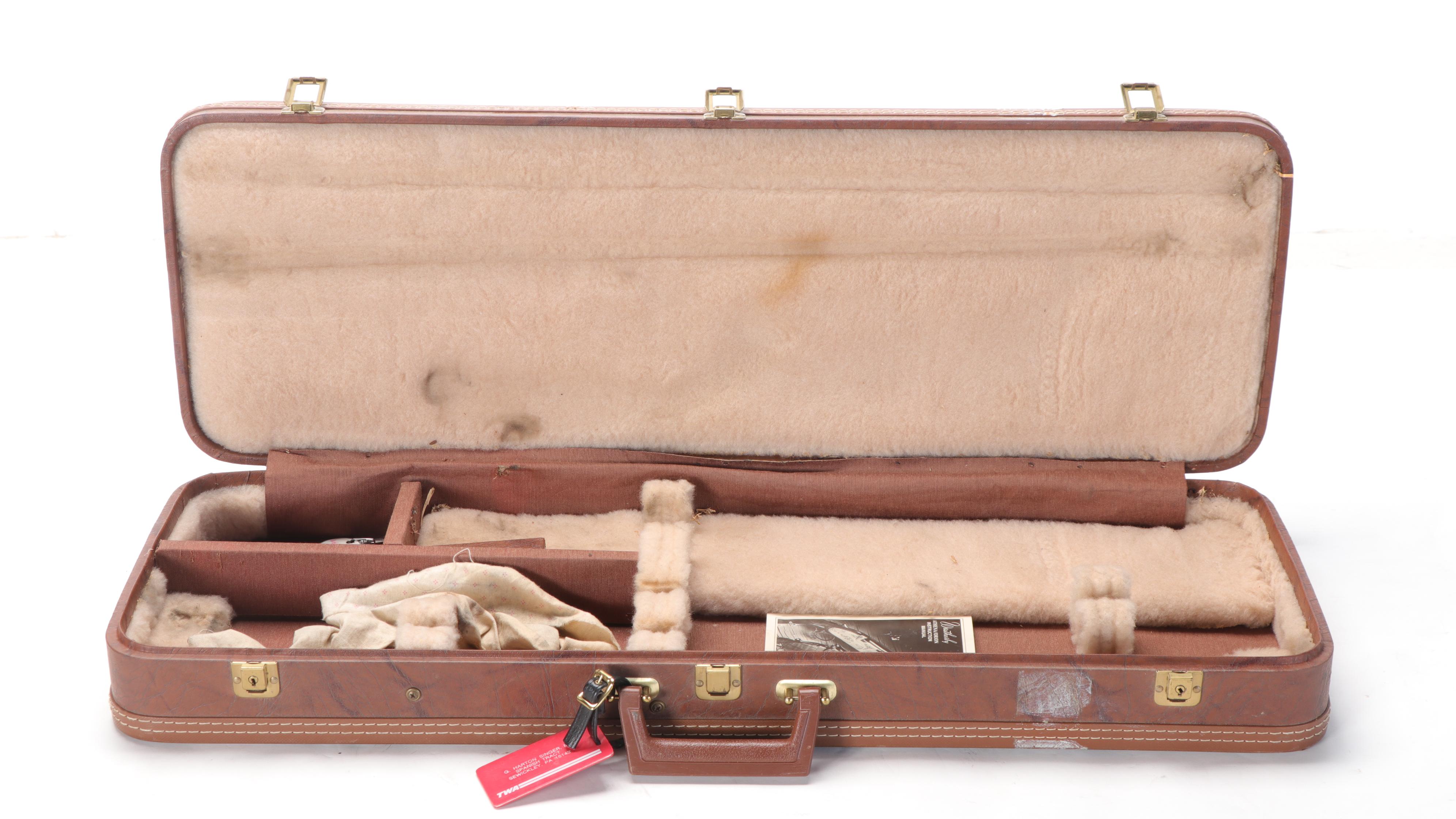 Abercrombie & Fitch Co. and Other Leather Gun Caddies with Shotgun Cleaner