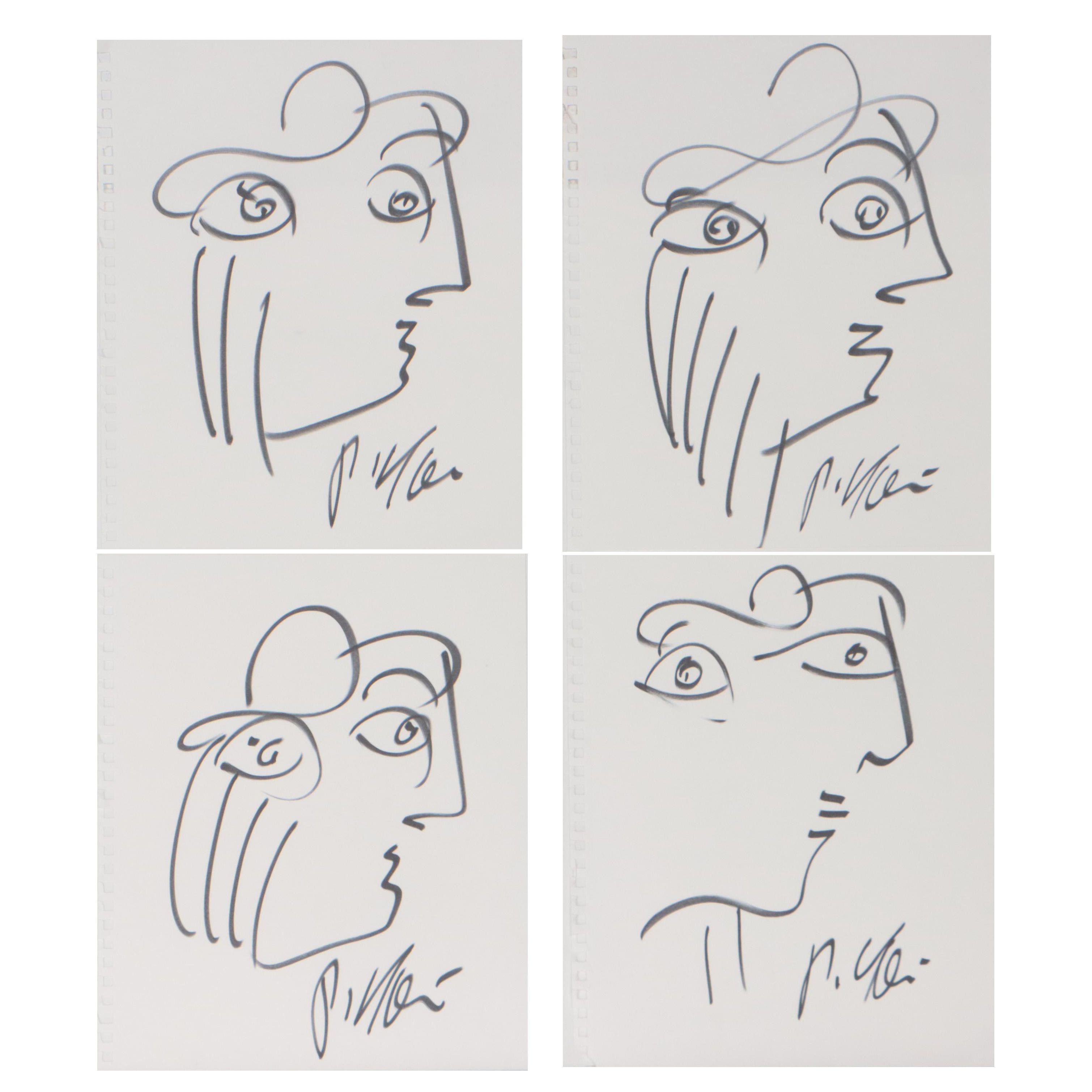 Peter Keil Ink Portraits