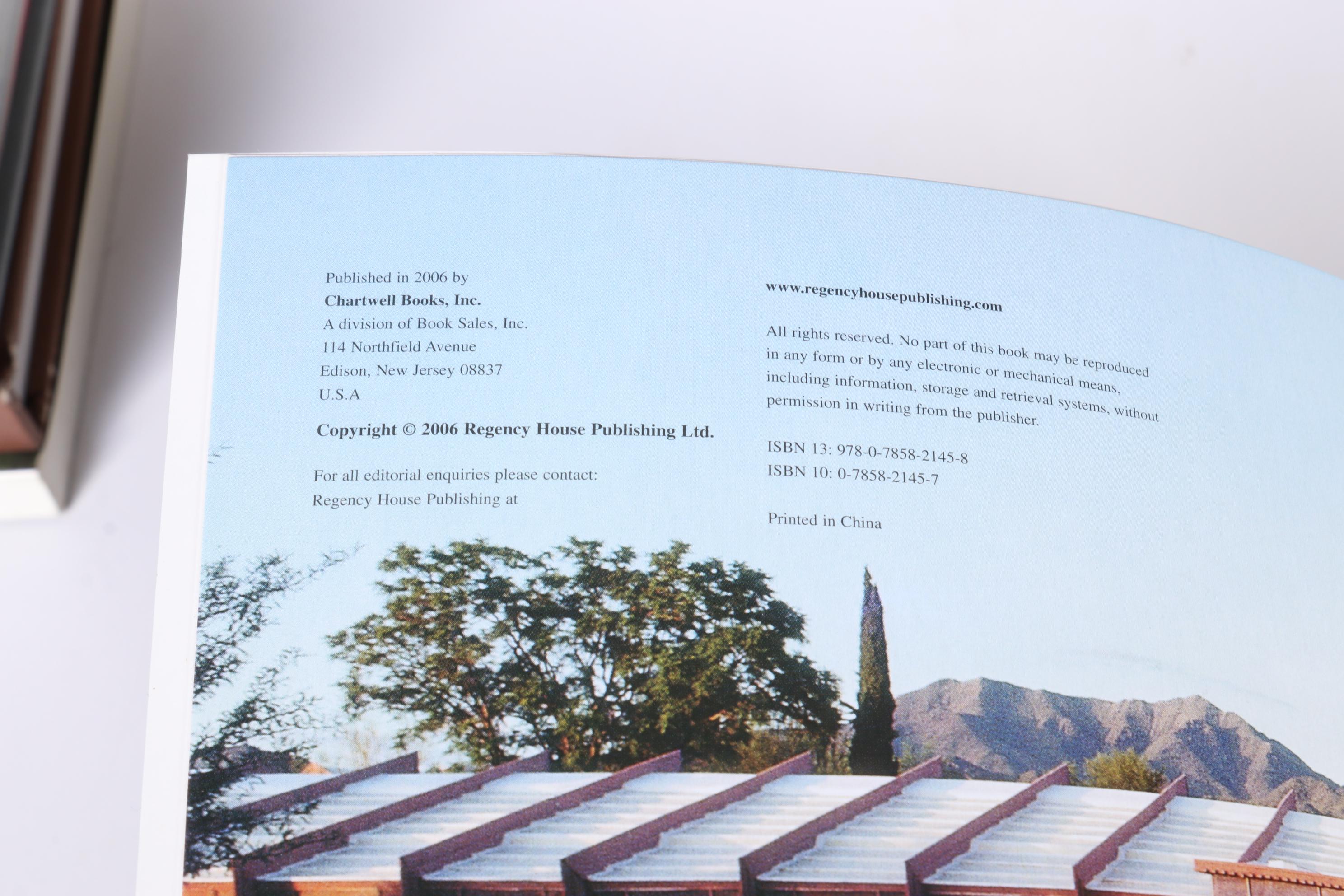 Frank Lloyd Wright Book and Magazine Collection Including "Wright Rooms"