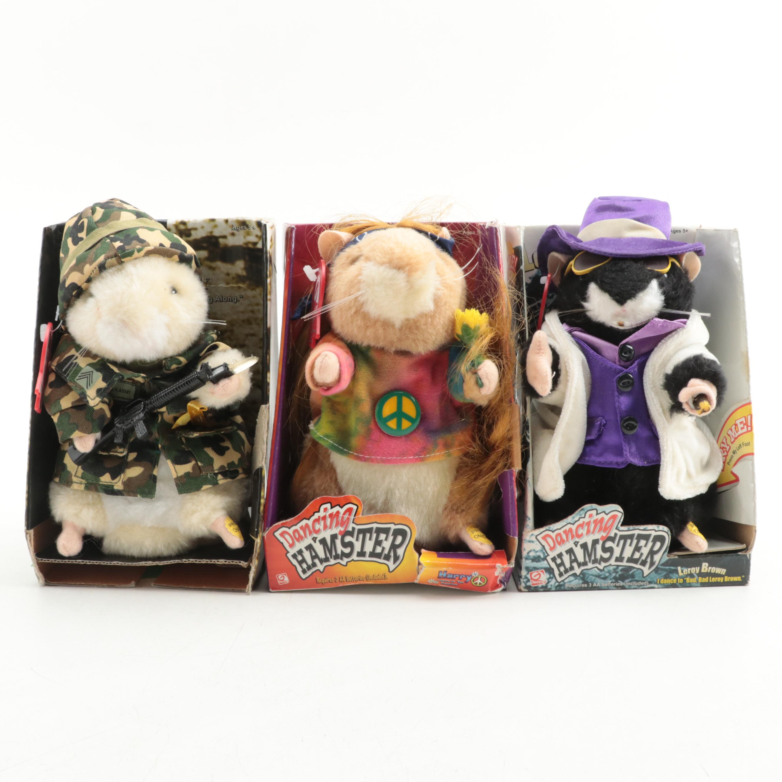 Gemmy Dancing Hamster Electronic Toys Including "Leroy Brown", 2003