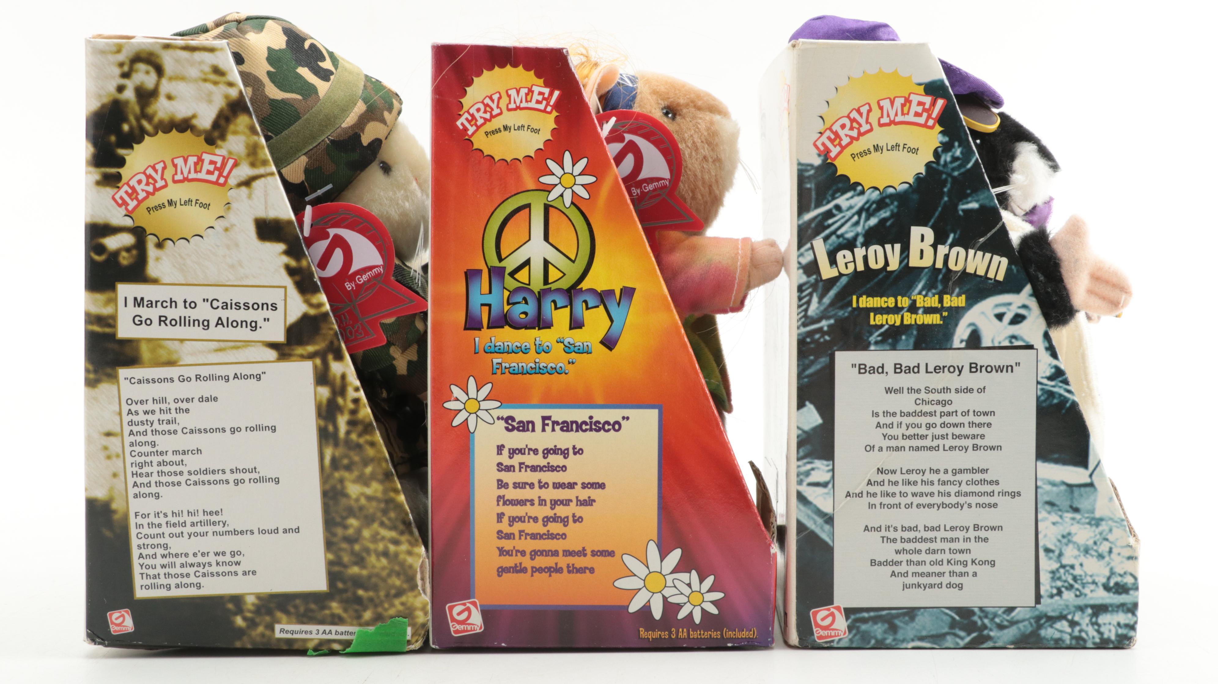 Gemmy Dancing Hamster Electronic Toys Including "Leroy Brown", 2003