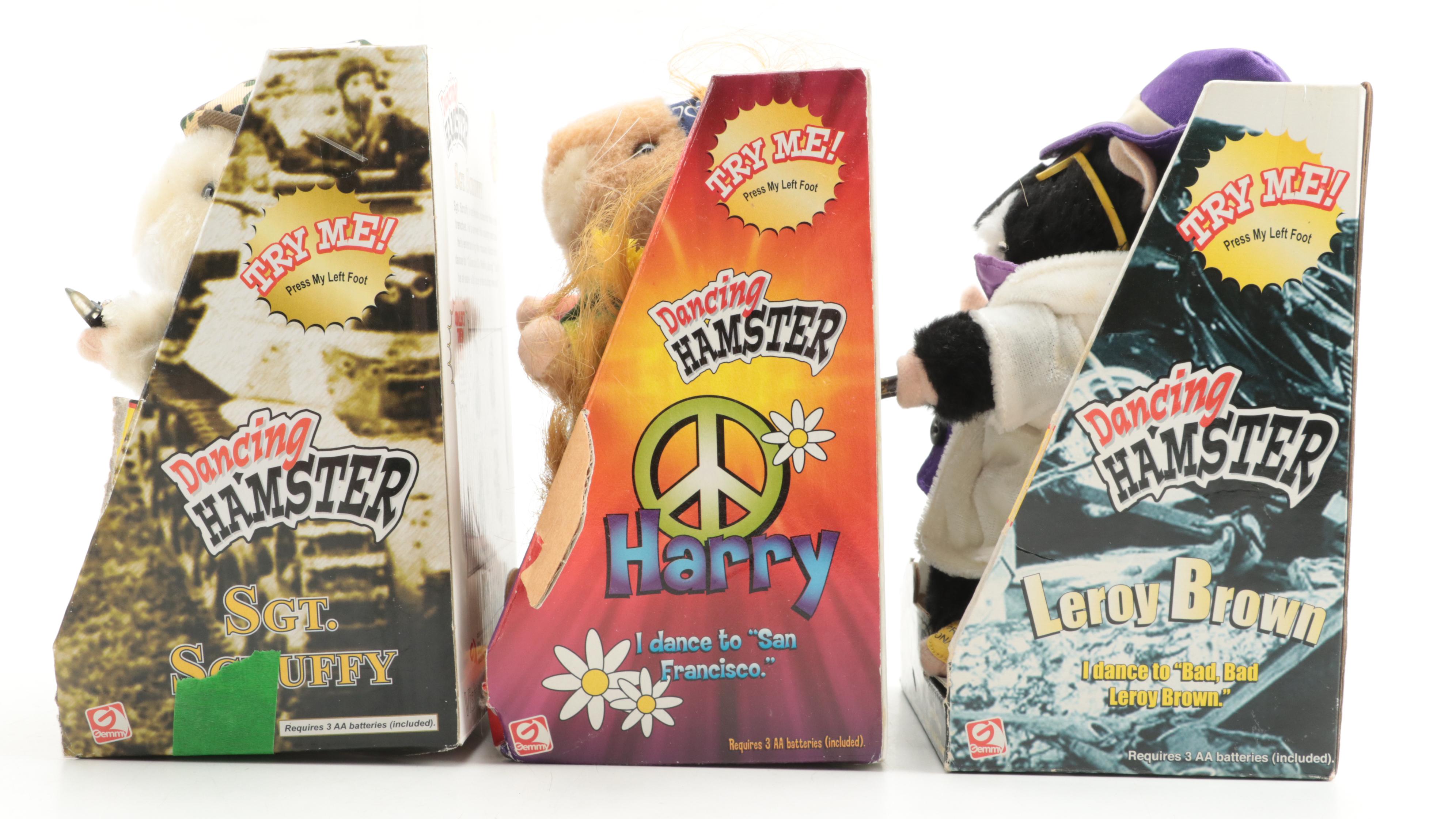 Gemmy Dancing Hamster Electronic Toys Including "Leroy Brown", 2003