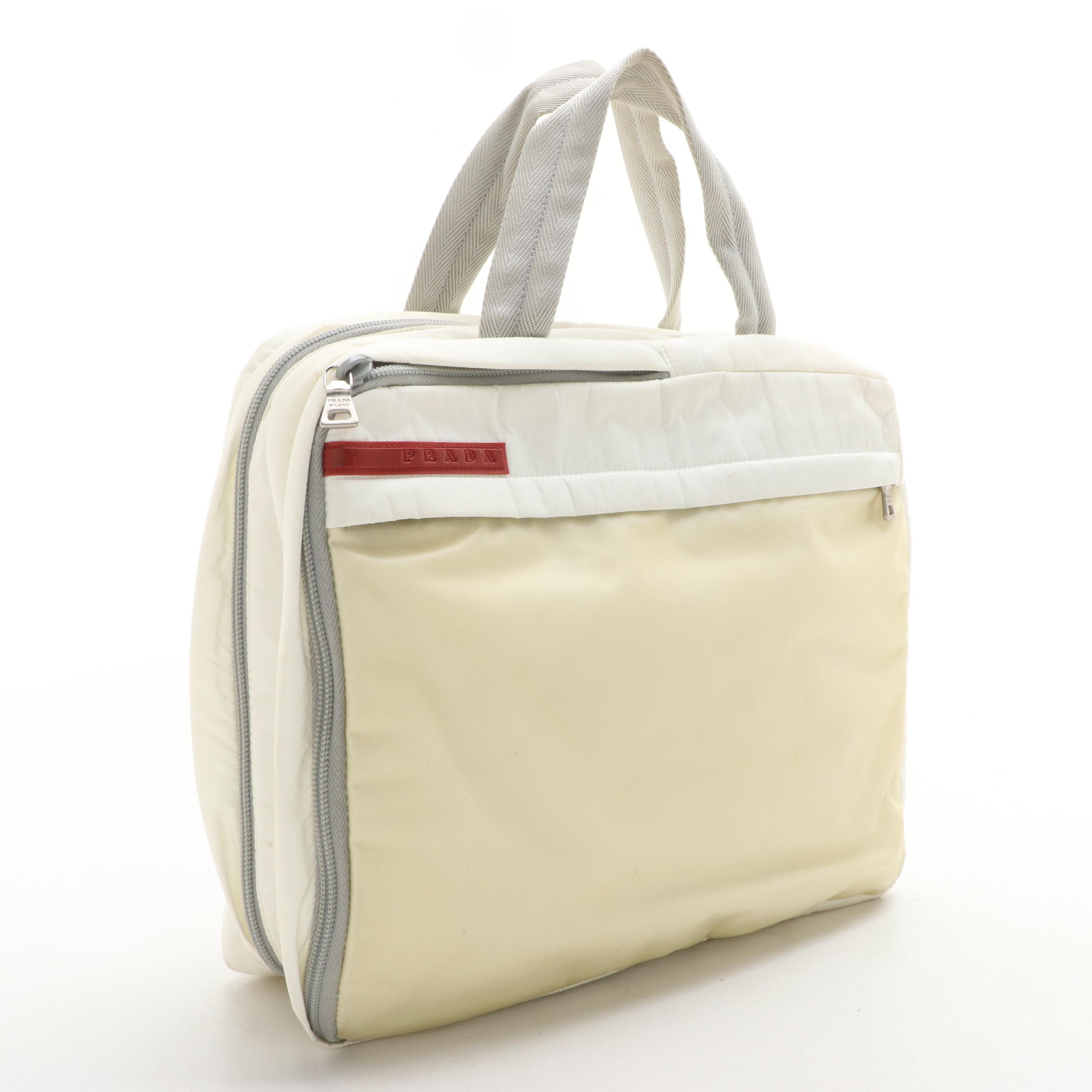 Prada Tessuto Nylon Zip Bag