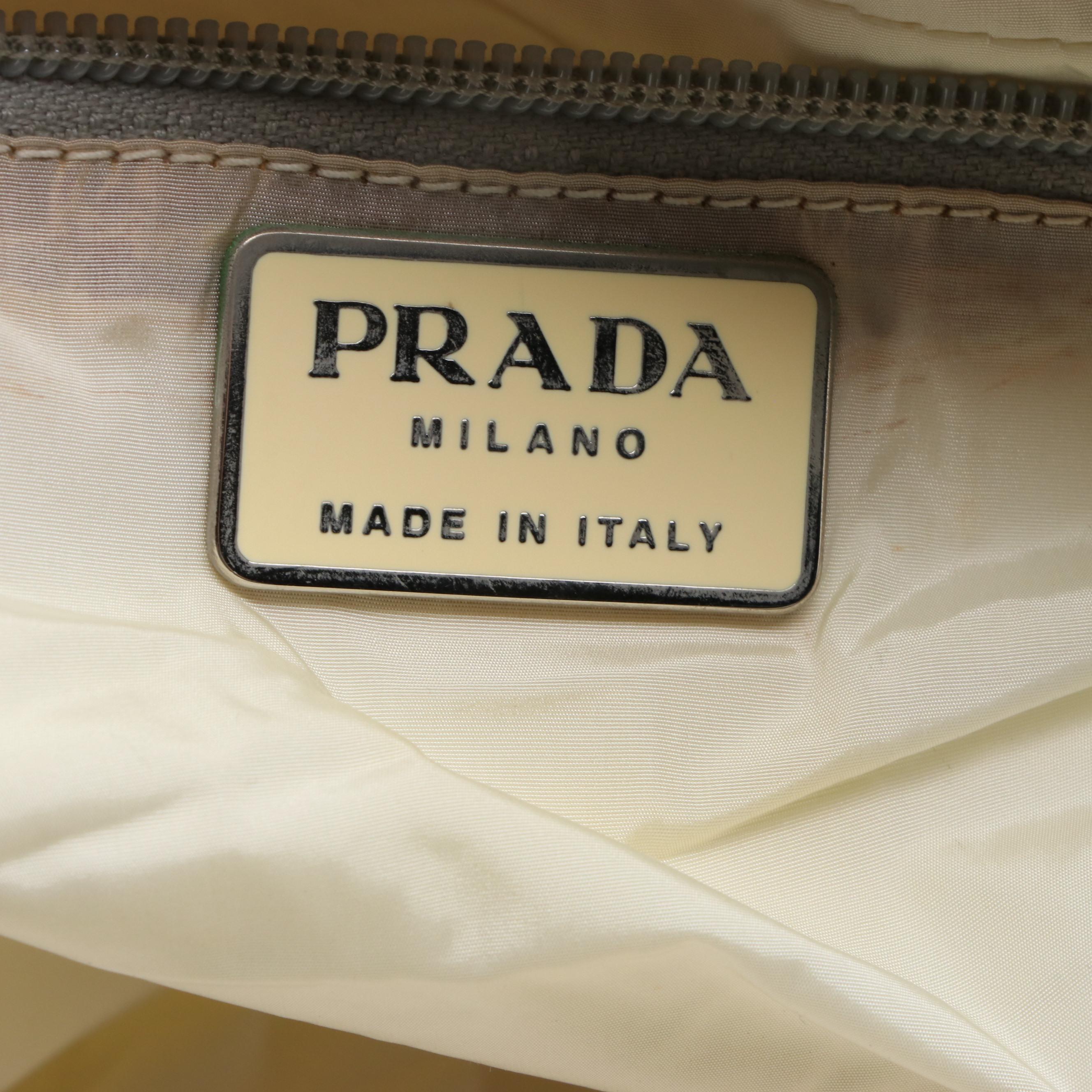 Prada Tessuto Nylon Zip Bag