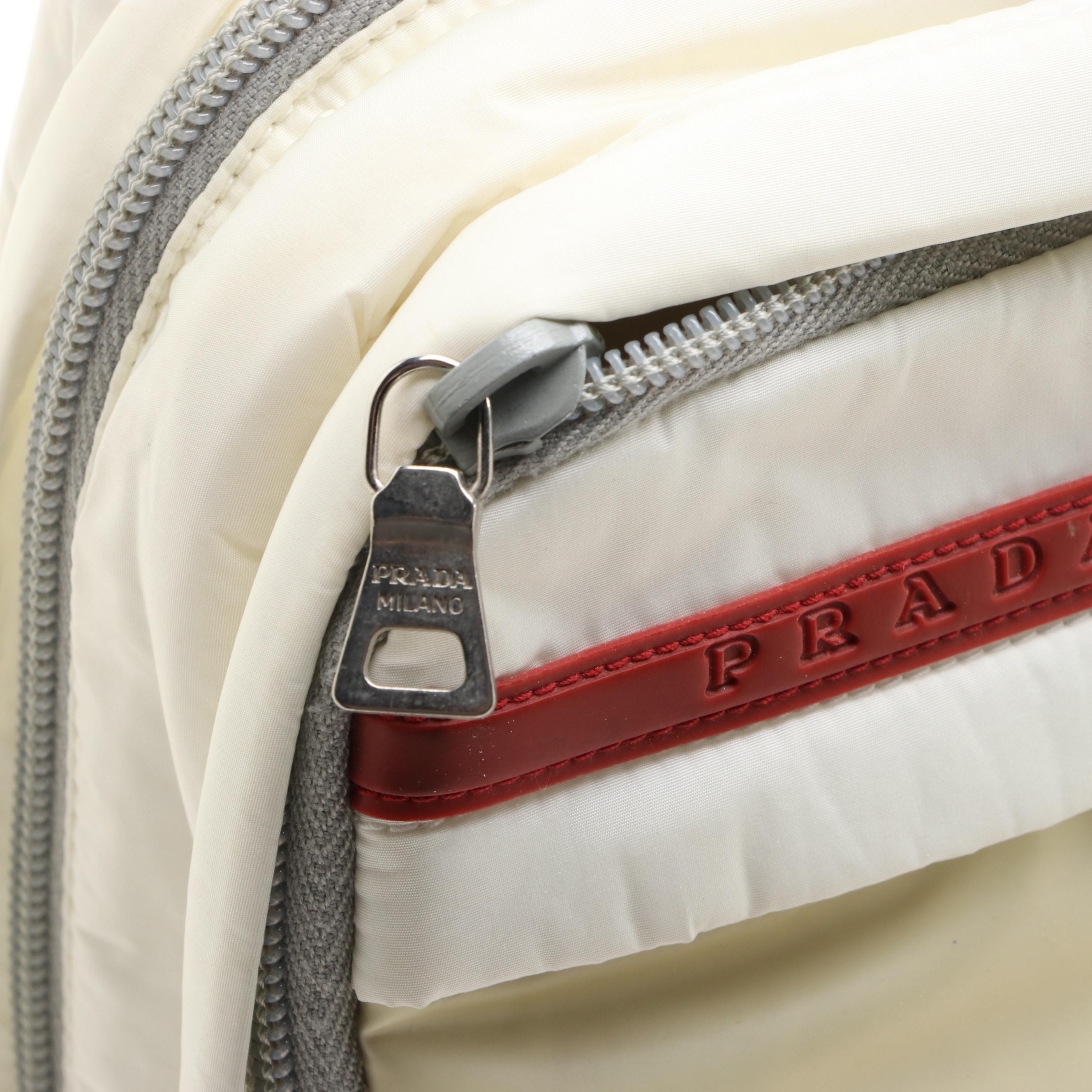 Prada Tessuto Nylon Zip Bag