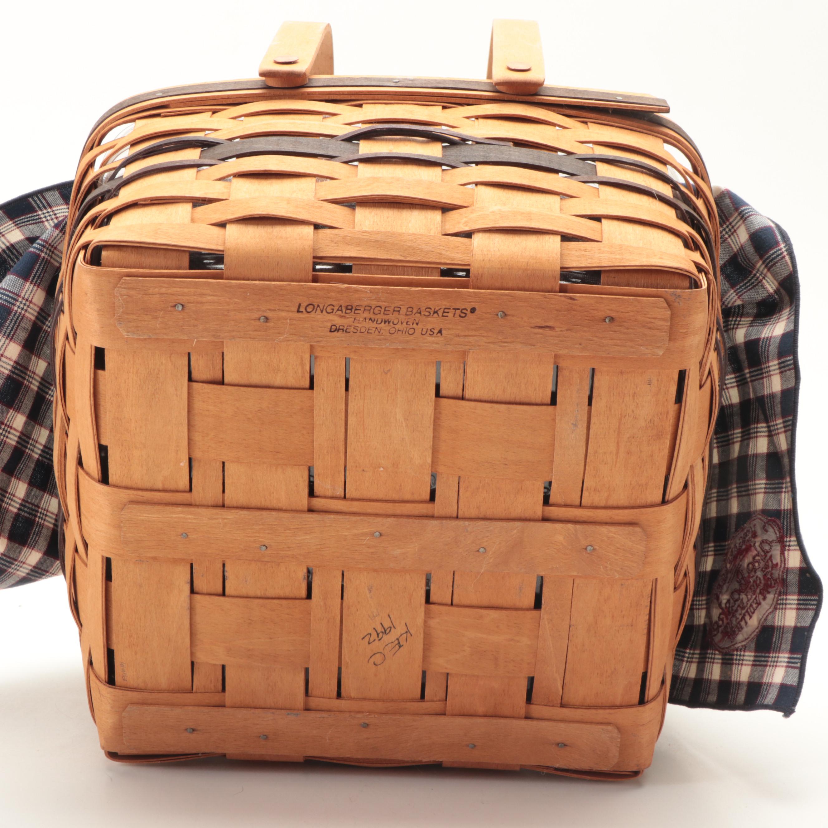 Longaberger Handwoven Maple Wood Basket Collection