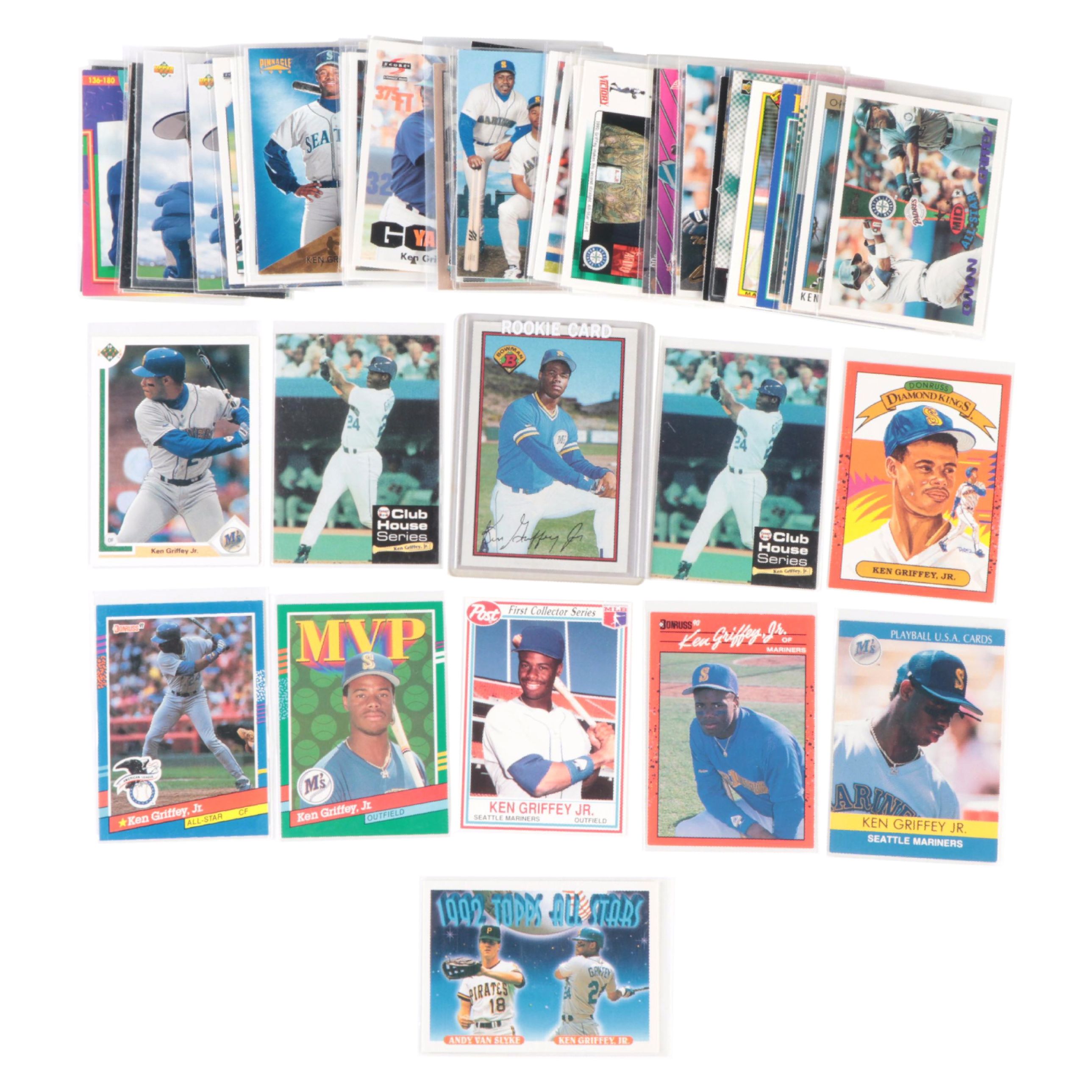 Bowman, More Ken Griffey Jr. Baseball Cards with Rookie and More, 1980s–1990s