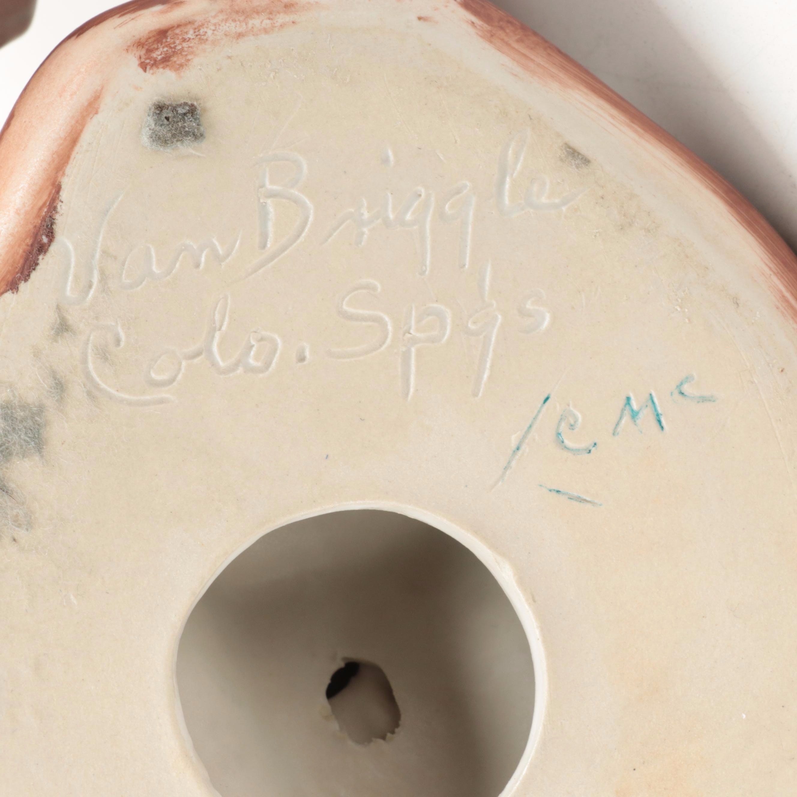 Van Briggle Pottery Ceramic Native American Figurines and Wall Plaques