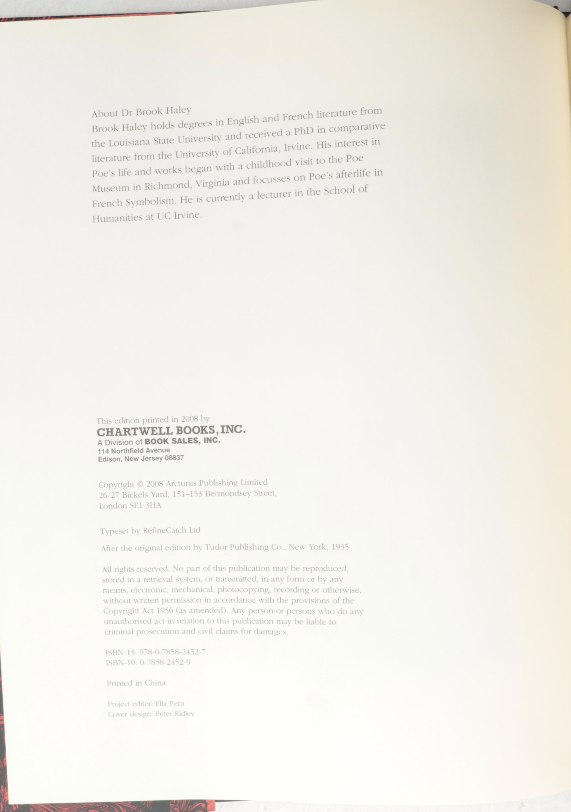 "Tales of Mystery and Imagination" by Edgar Allan Poe with "The Photo Ark"