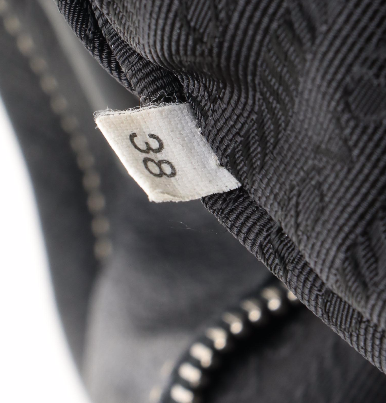 Prada Medium Shoulder Bag in Leather with Contrast Stitching