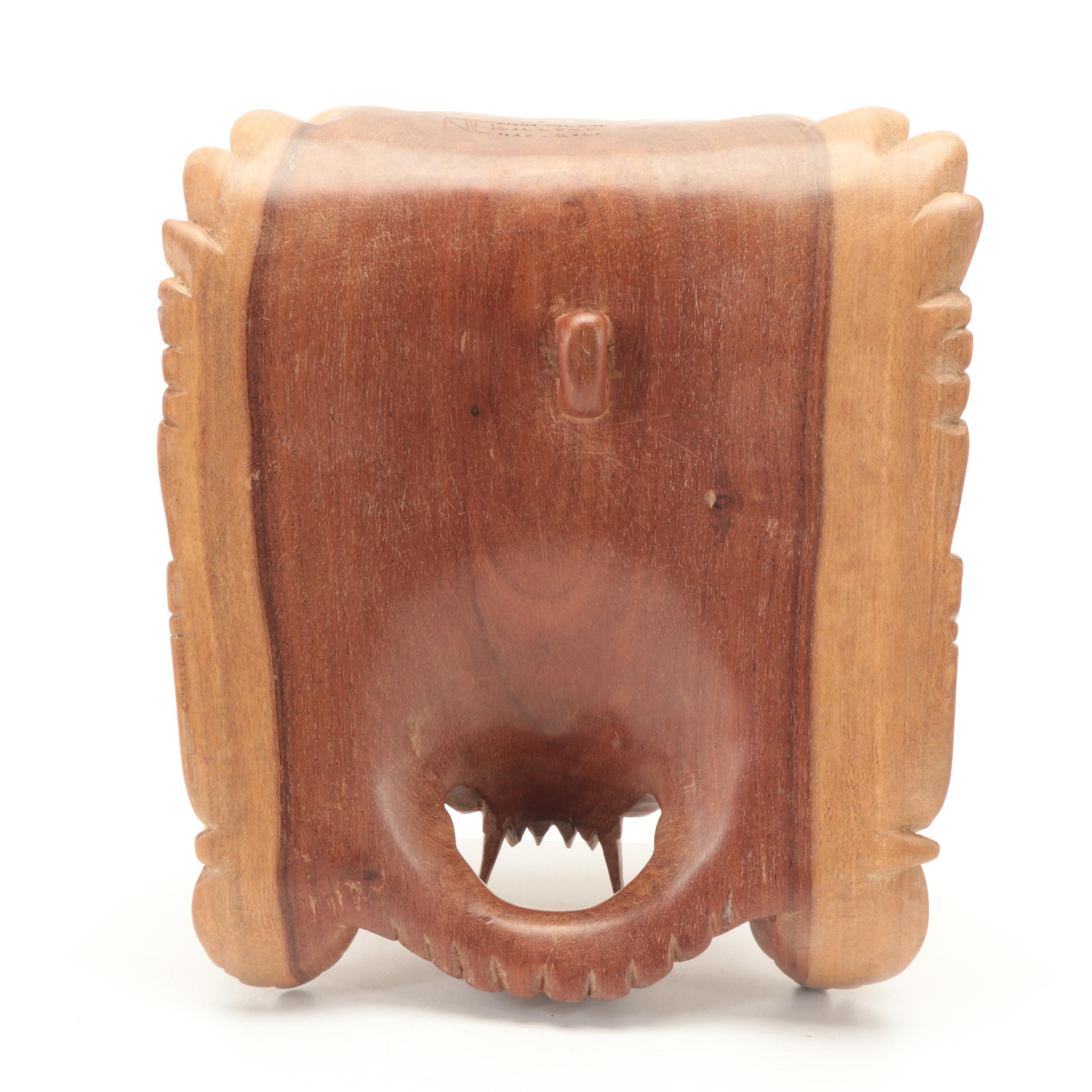 Njana Tilem Gallery Hand-Carved Tropical Hardwood Barong Mask